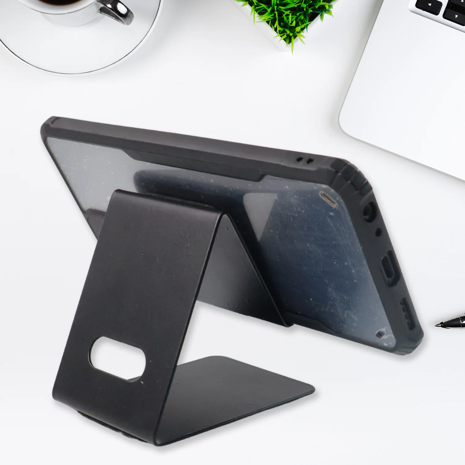 Metal Universal Mobile & Tablet Stand Holder - (1 Pc) - Image 4