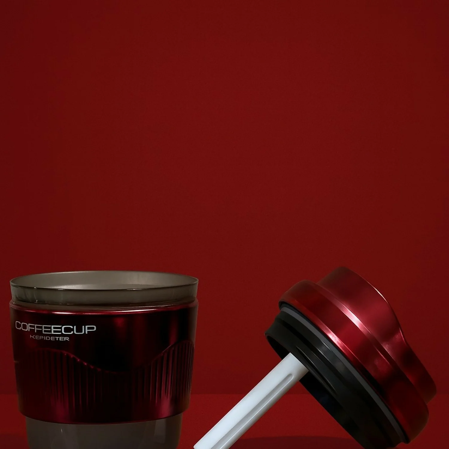 USB Coffee Cup Mini Humidifier 200ml Portable Cool Mist for Car & Office - Image 2