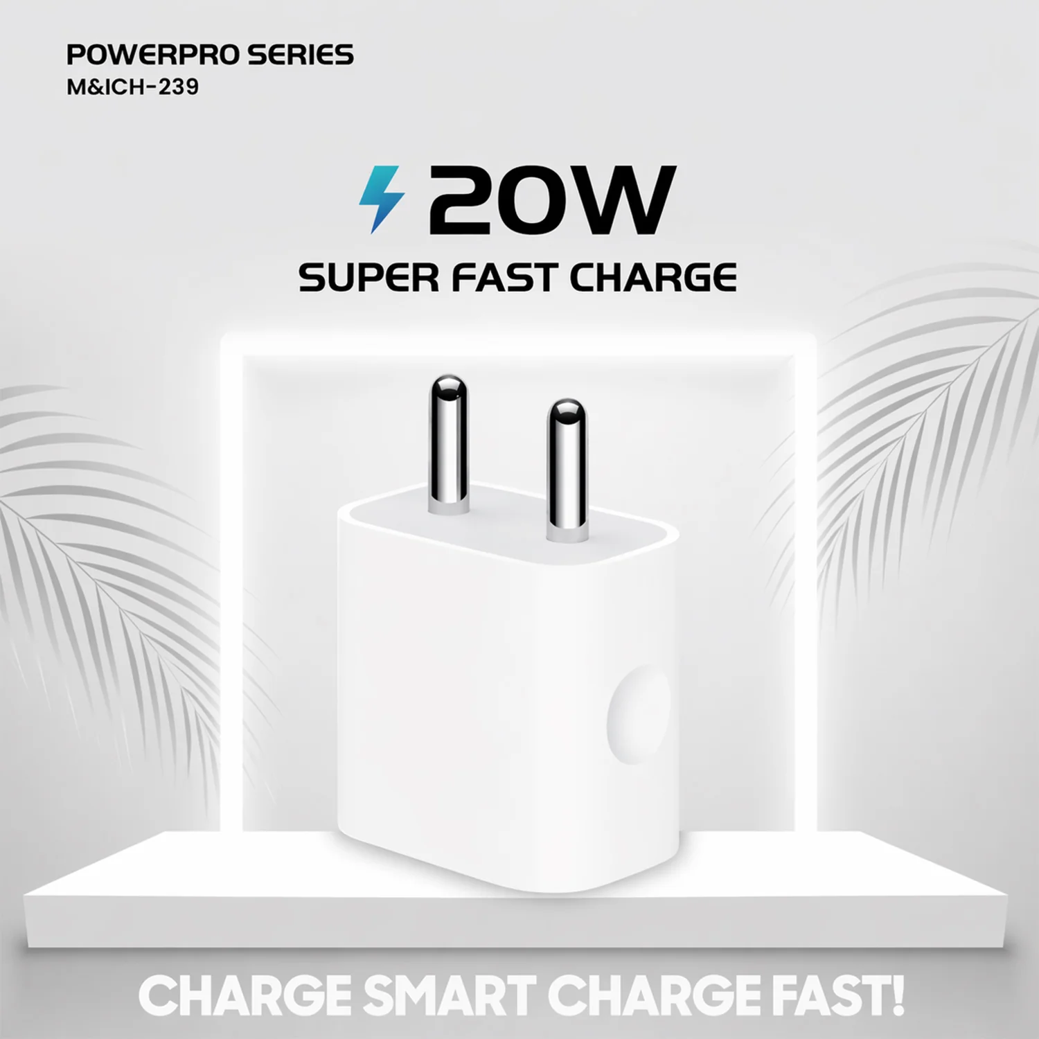 PowerPro Series 20W Fast Charging USB Type-C Power Adapter (1 Pc) - Image 4
