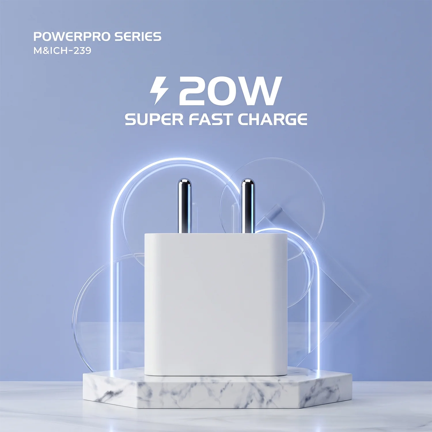 PowerPro Series 20W Fast Charging USB Type-C Power Adapter (1 Pc) - Image 5