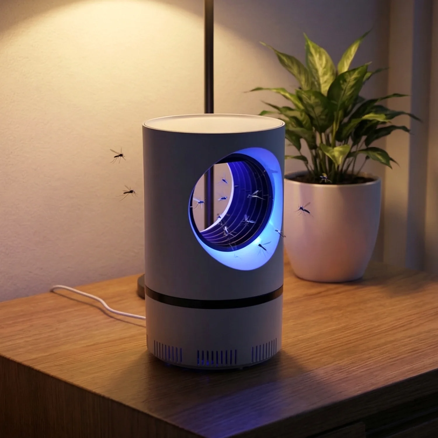 USB Powered Electric Mosquito Killer Lamp with UV Light (1 Pc) - Image 7