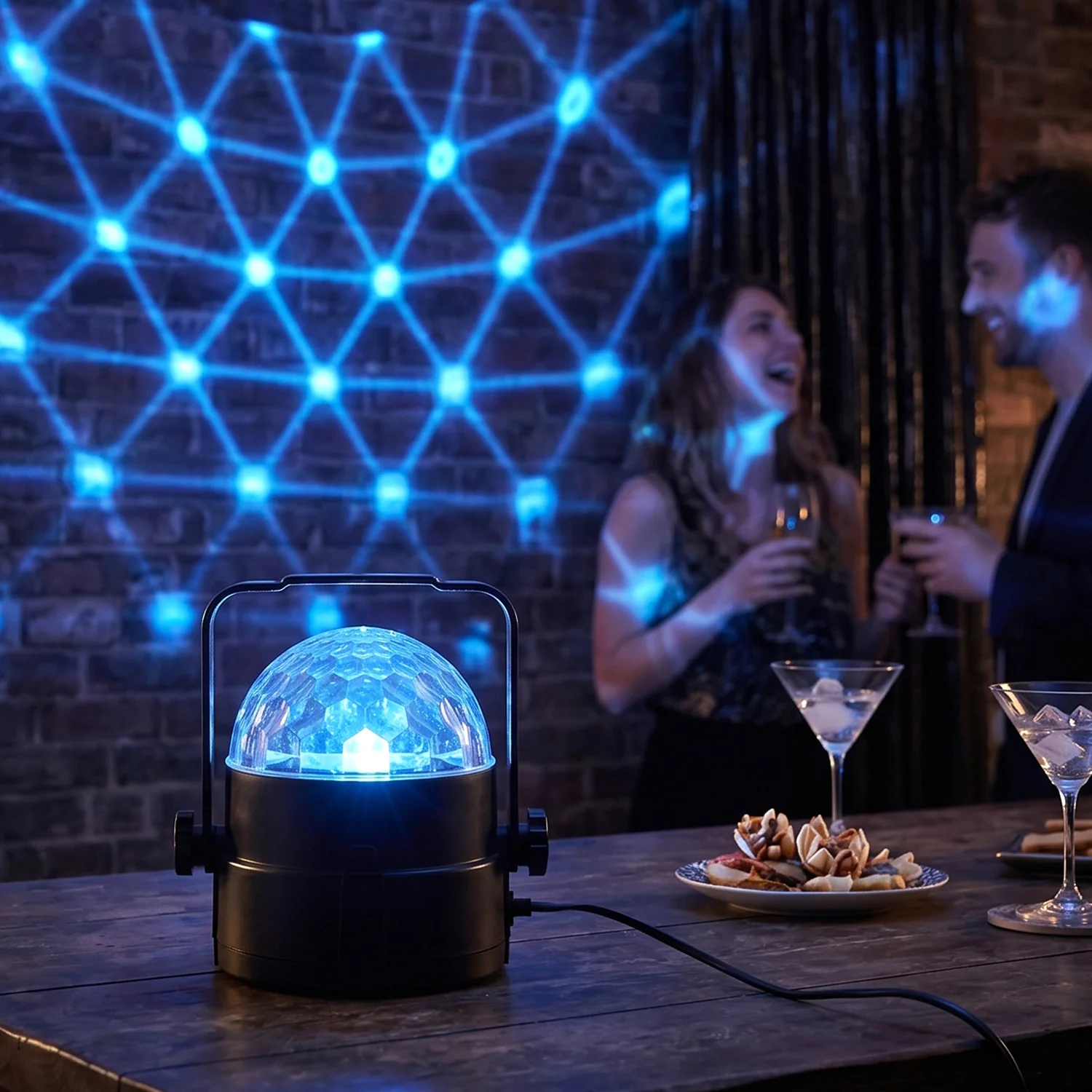 USB Powered LED Party Light Star Projector Disco Light (1 Pc) - Image 7
