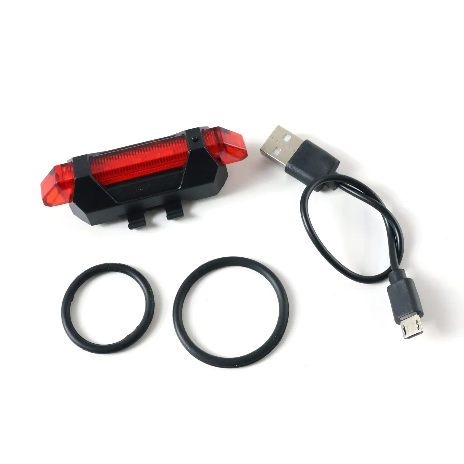 USB Rechargeable Bicycle LED Tail Light Set (1 Set) - Image 5