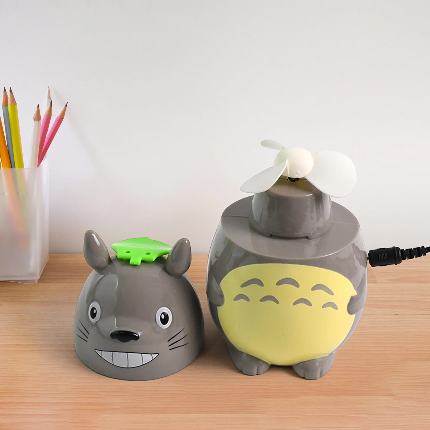 USB Rechargeable Mini Cartoon Fan (1 Pc) - Image 4