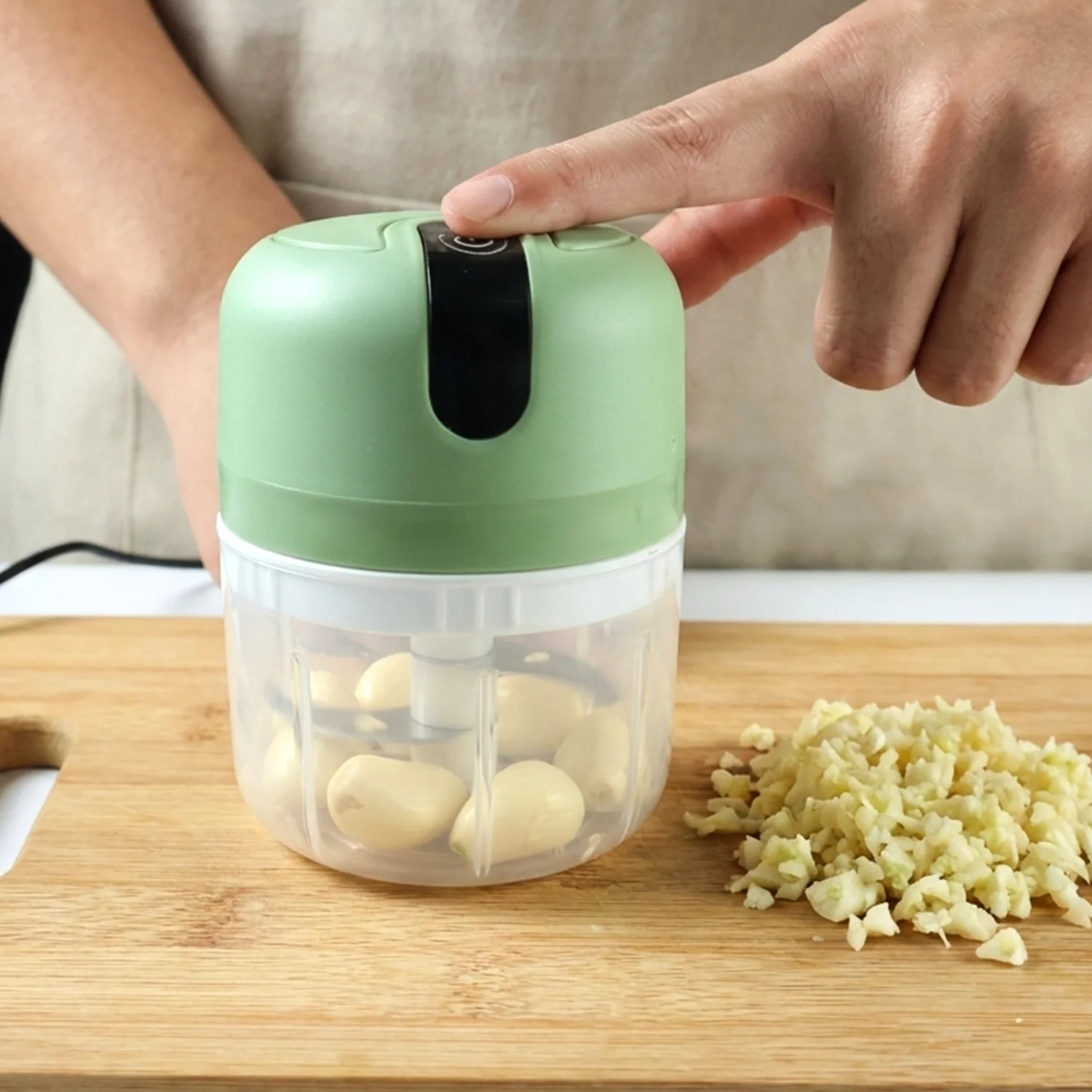 Mini Electric Food Processor & Vegetable Chopper, garlic Chopper / Machine  (250 ML) - Image 4