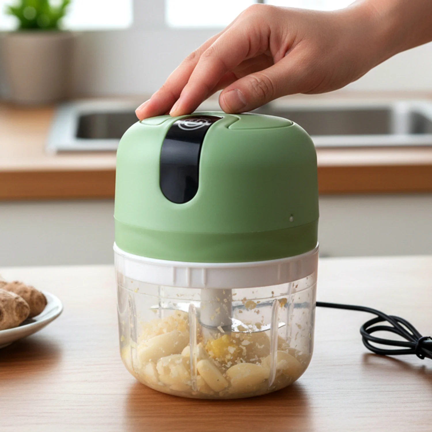Mini Electric Food Processor & Vegetable Chopper, garlic Chopper / Machine  (250 ML) - Image 7
