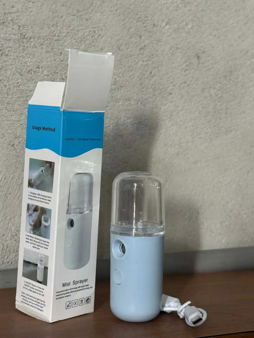 USB Rechargeable Nano Mist Sprayer Facial Humidifier for Face & Skin Care - Image 5
