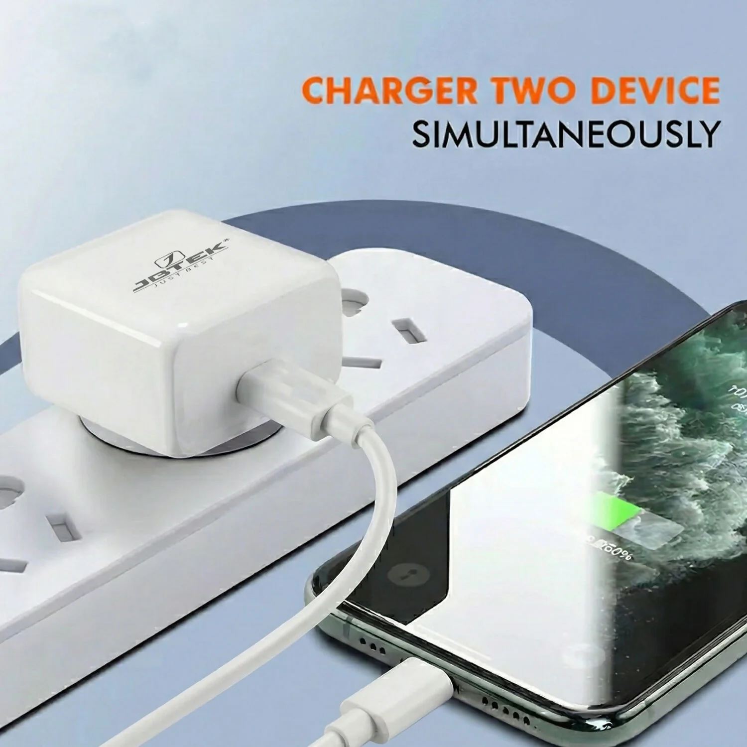USB Type C 30W Fast Charging Adapter with Type C to Type C Cable for Smartphones - Image 3
