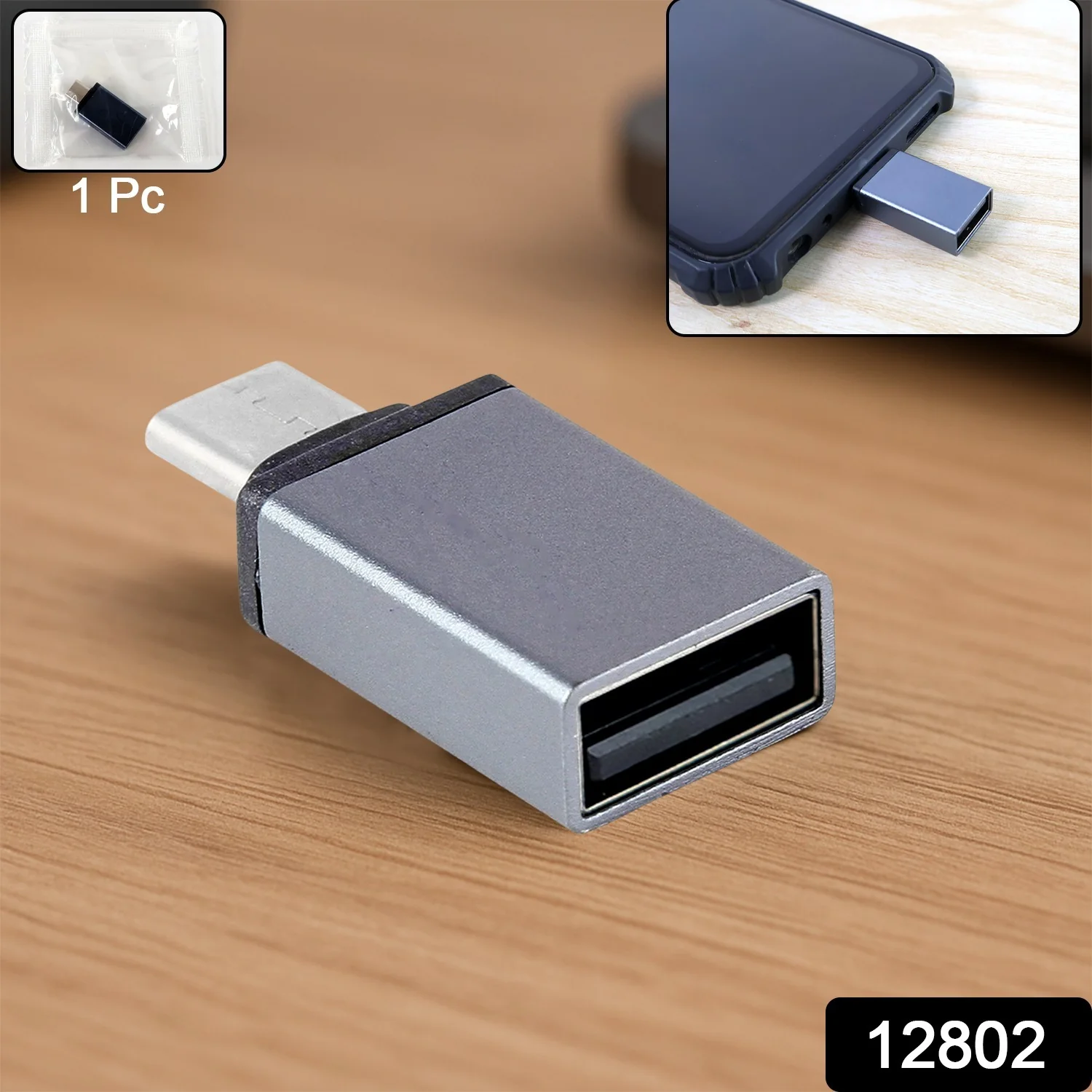 Type-C OTG Adapter pen drive - (1 Pc) - Image 2