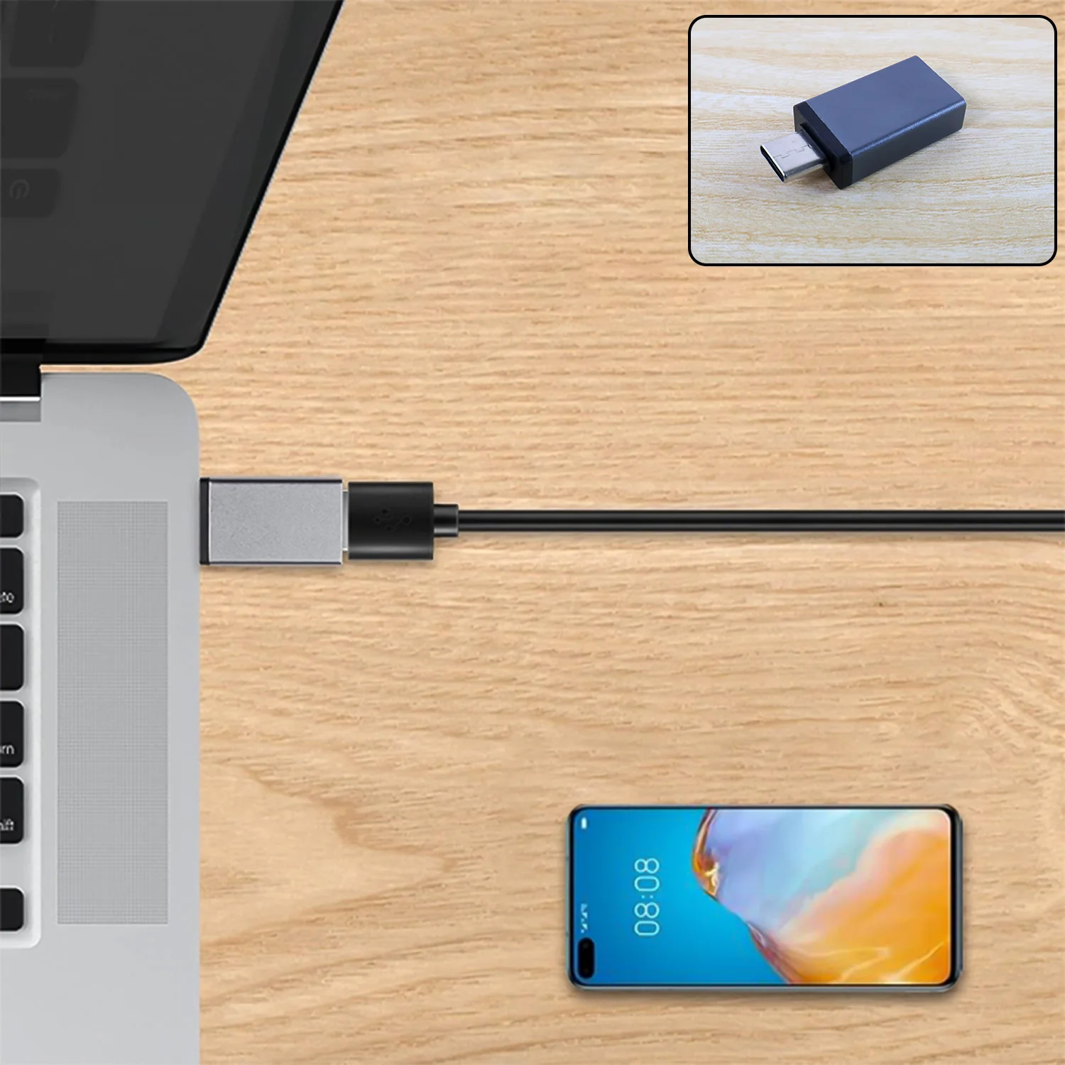 Type-C OTG Adapter pen drive - (1 Pc) - Image 3
