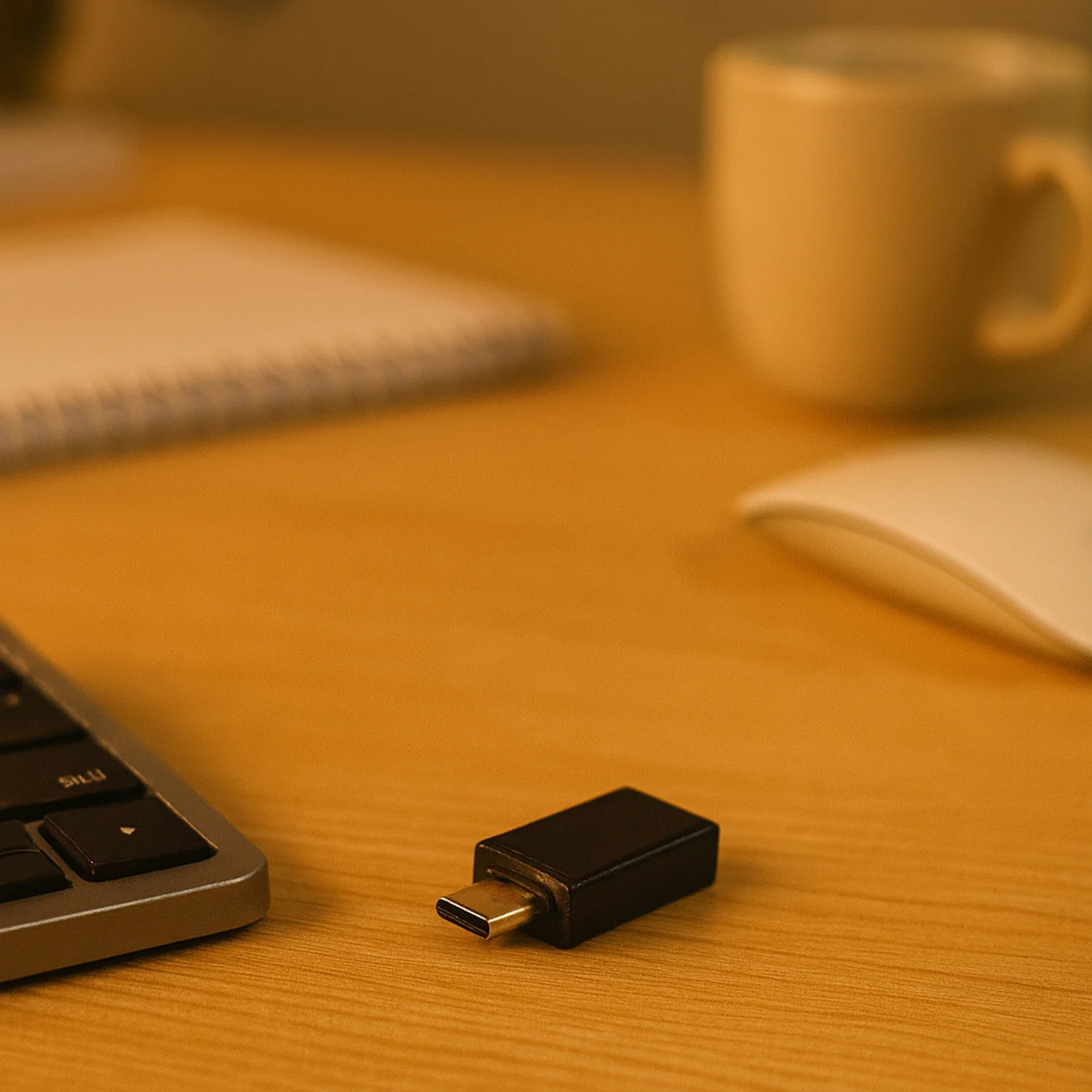 USB Micro & Type-C  to USB-A OTG Adapter - (2 Pc / Set) - Image 4