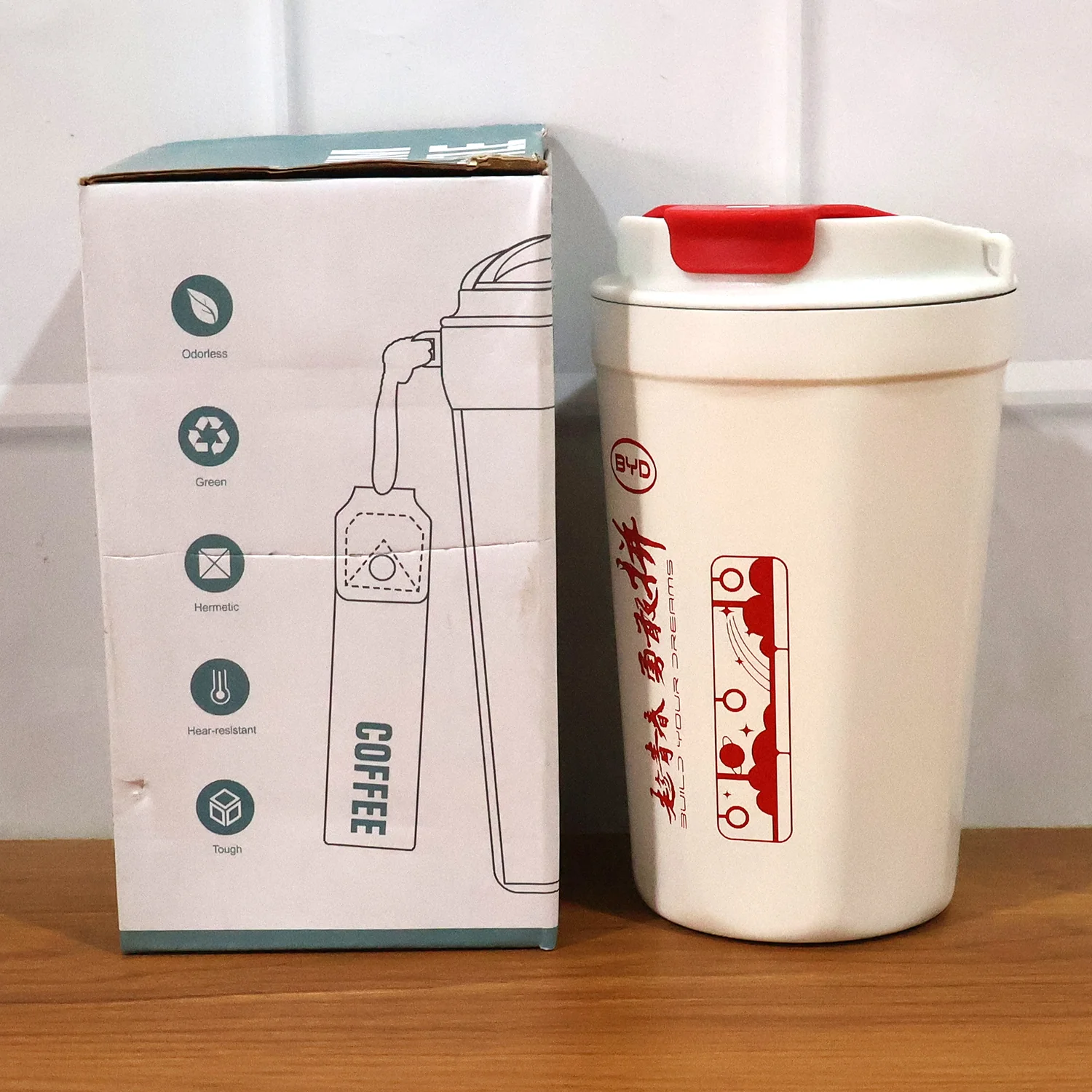 Vacuum Insulated Travel Mug Tumbler with Lid (500 ML Approx) - Image 8