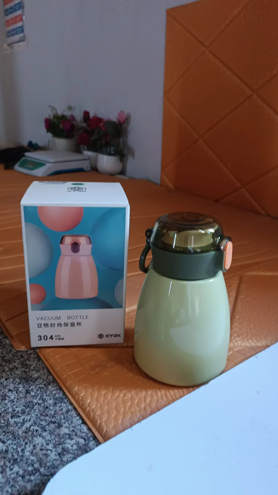Vacuum Insulation Flask Bottle with Straw for Sports Adult Children (Approx 480ml) - Image 8