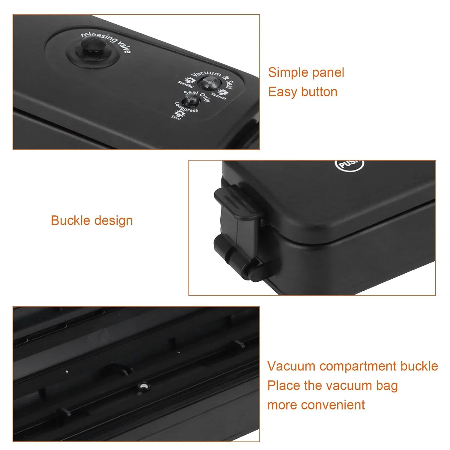 Vacuum Sealer Machine 10 Bags, Automatic Hands-Free, Smart Food Preservation (1 Set) - Image 10