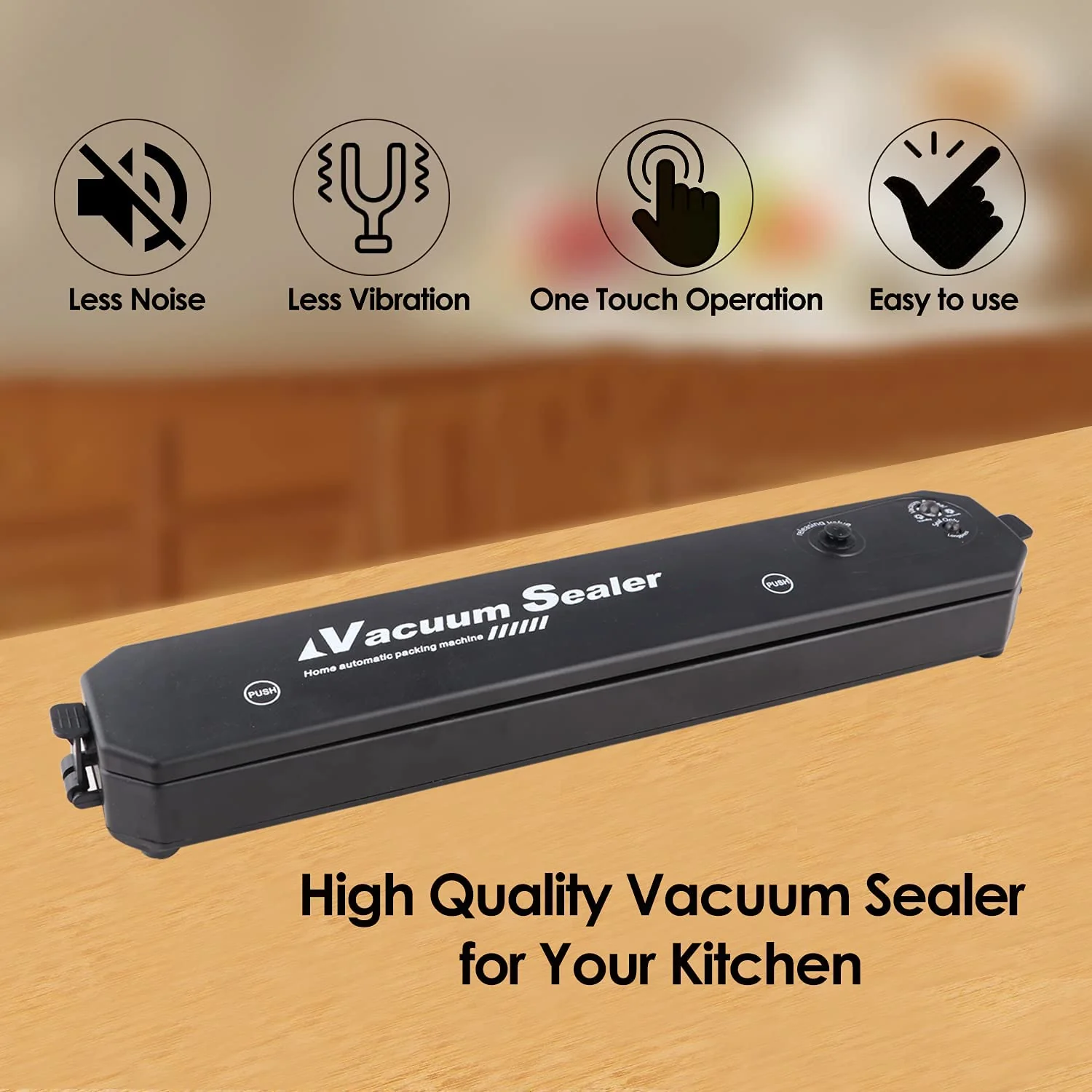 Vacuum Sealer Machine 10 Bags, Automatic Hands-Free, Smart Food Preservation (1 Set) - Image 3