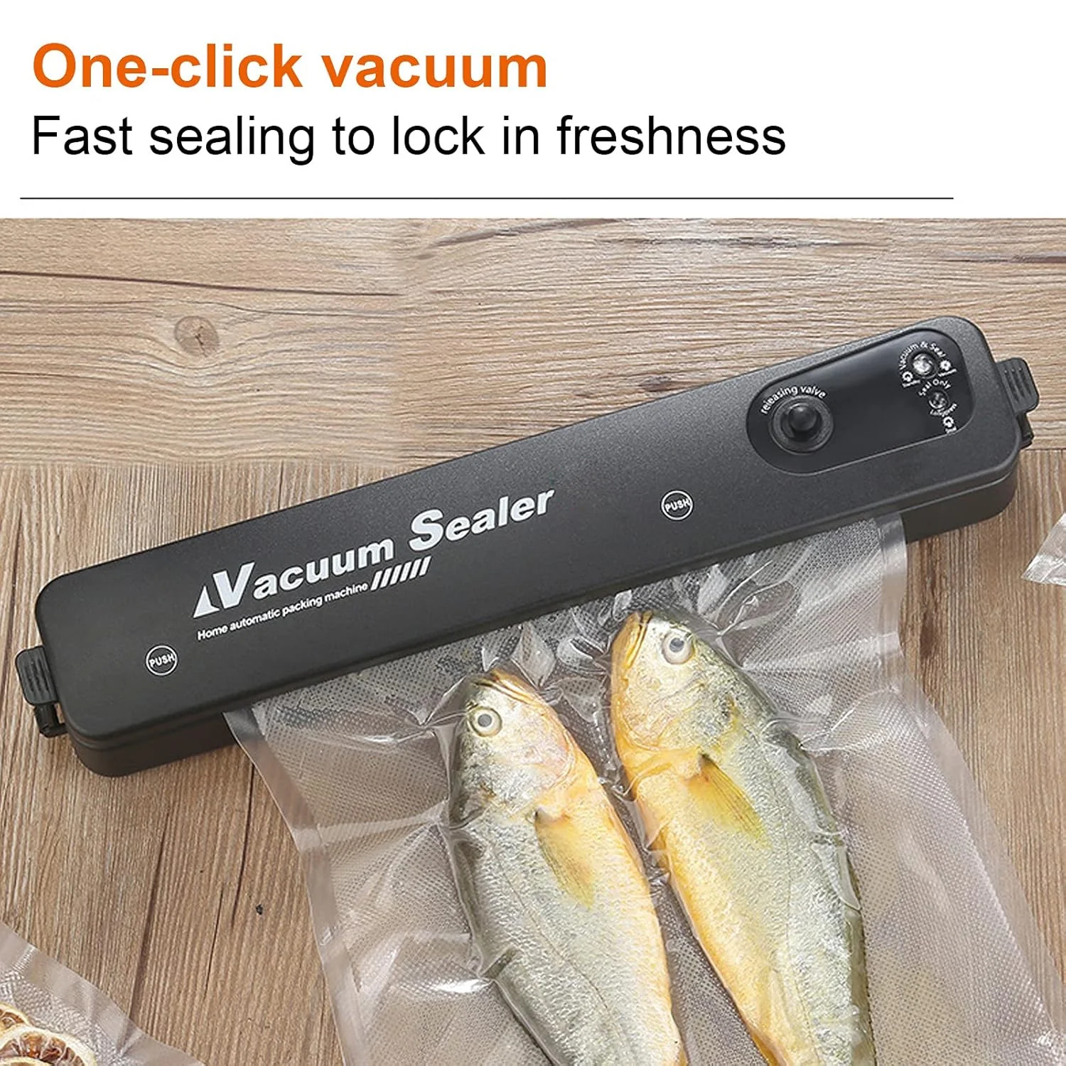 Vacuum Sealer Machine 10 Bags, Automatic Hands-Free, Smart Food Preservation (1 Set) - Image 4