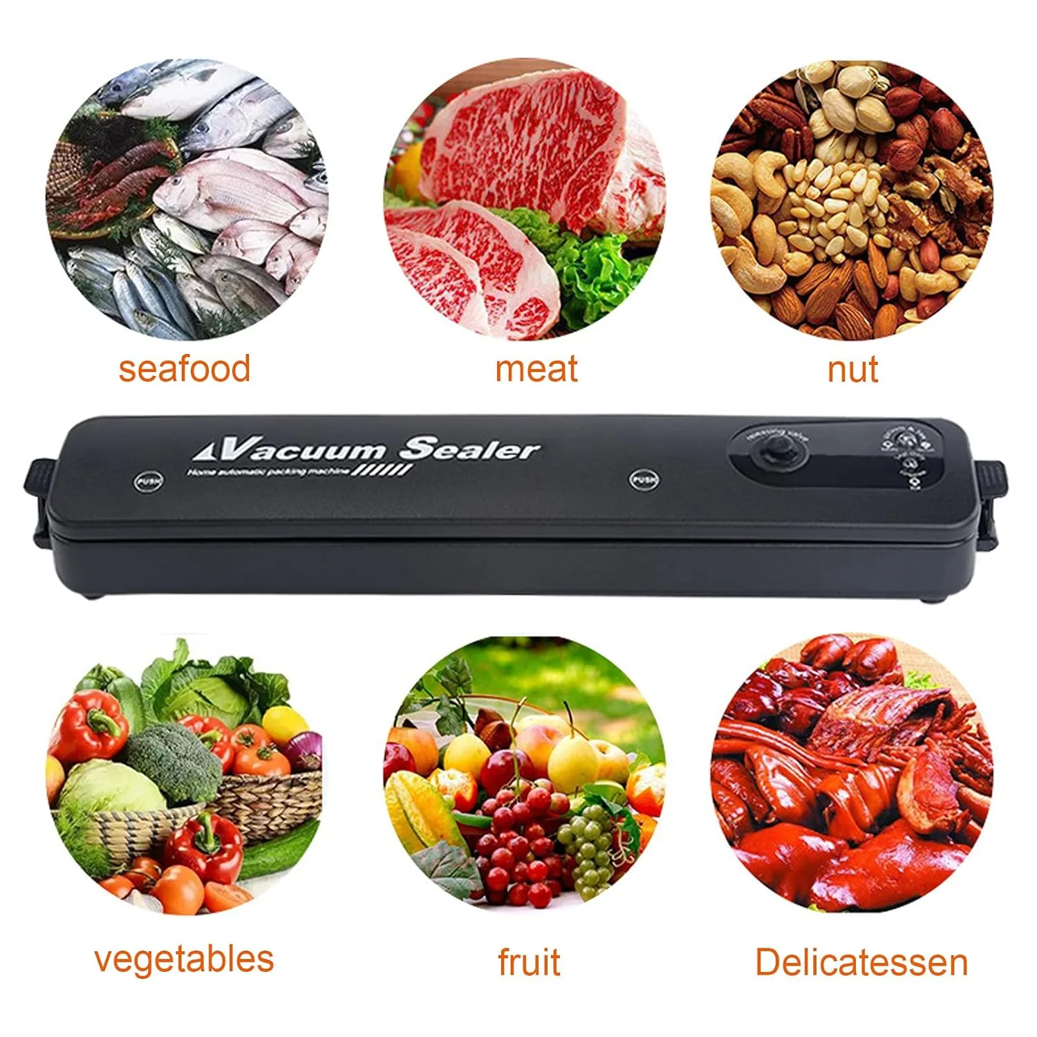 Vacuum Sealer Machine 10 Bags, Automatic Hands-Free, Smart Food Preservation (1 Set) - Image 7