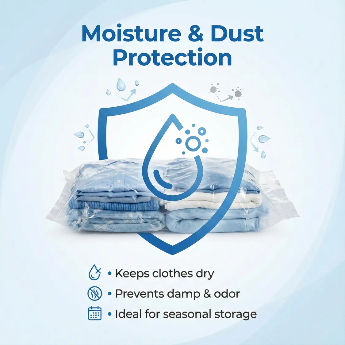 Vacuum Storage Bags, Compression Bags (5 Pcs Set) - Image 6