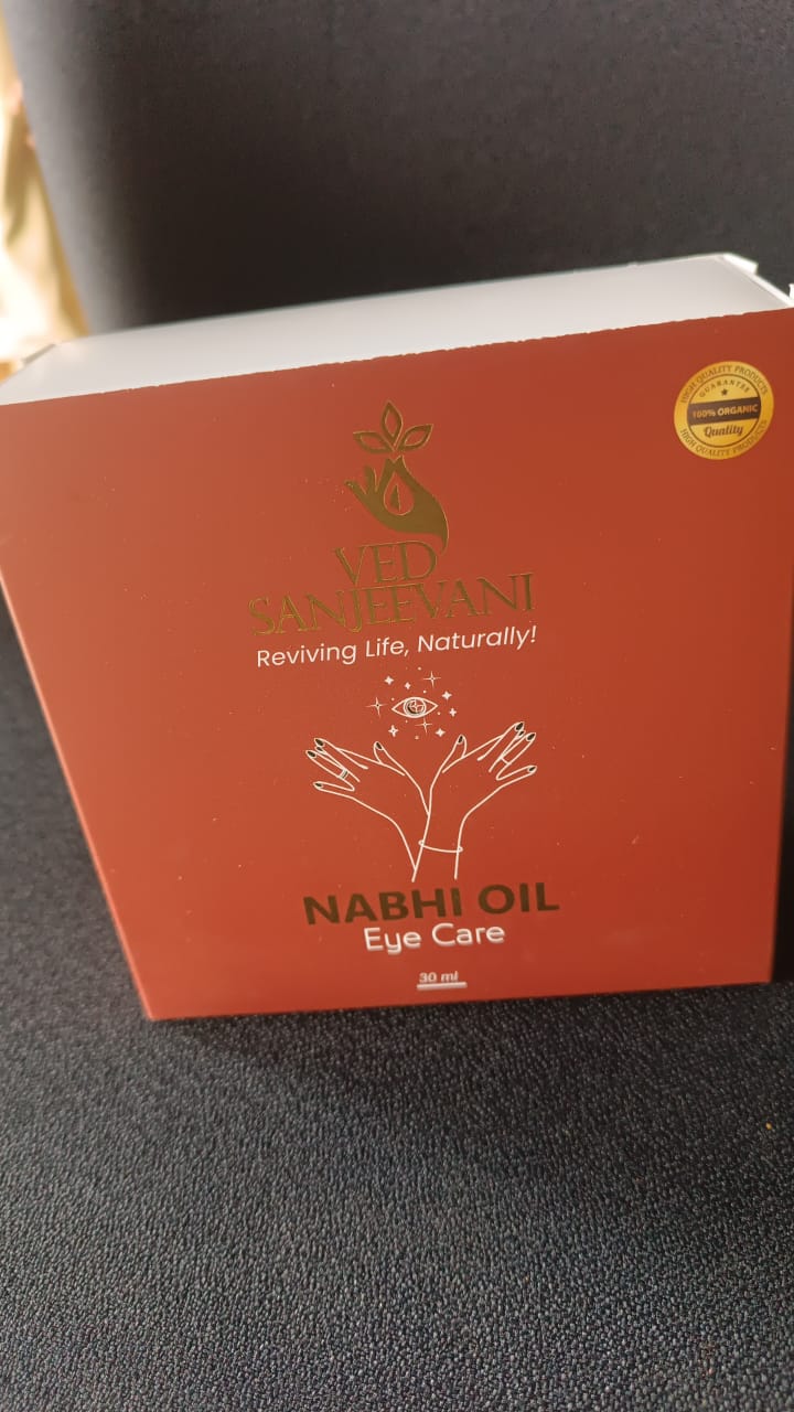 Ved Sanjeevani 100% Organic Ayurvedic Nabhi Oil for Eye Care (30ML / 1 Pc) - Image 7