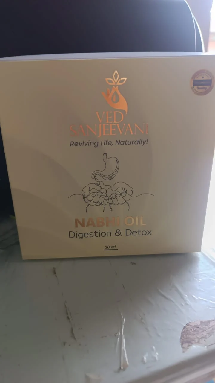 Ved Sanjeevani 30ML Ayurvedic Nabhi Oil for Digestion & Detox (30ML / 1 Pc) - Image 7