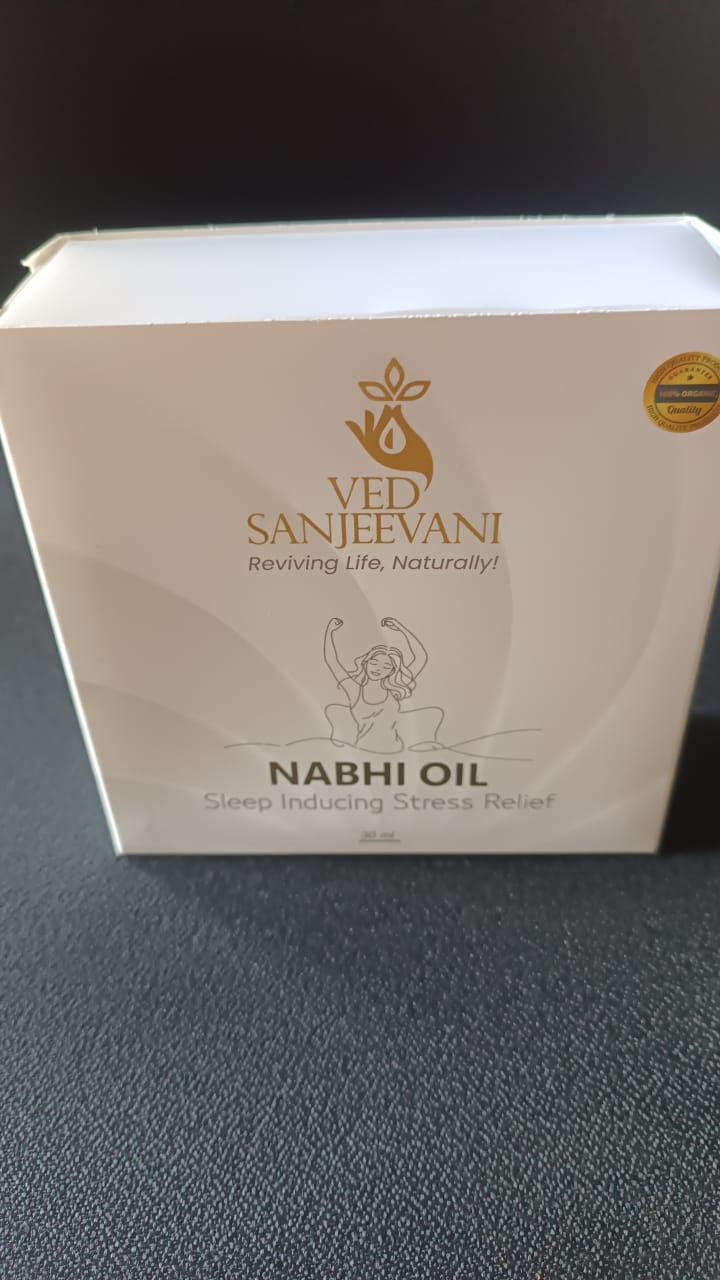 Ved Sanjeevani Nabhi Oil Sleep Inducing Stress Relief (30ML / 1 Pc) - Image 8