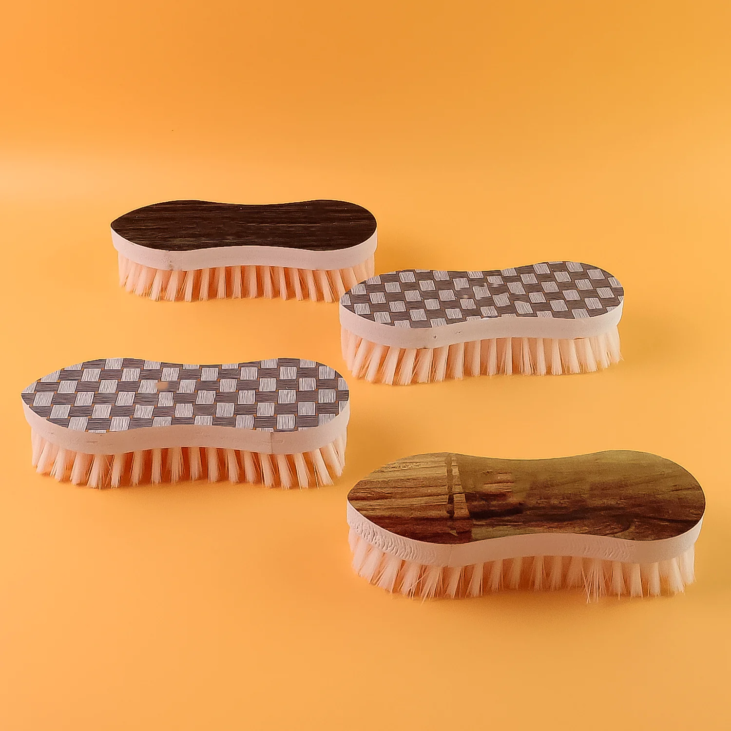 VeePee Ergonomic Curved Laundry Brush Set (4 Pc) - Image 4