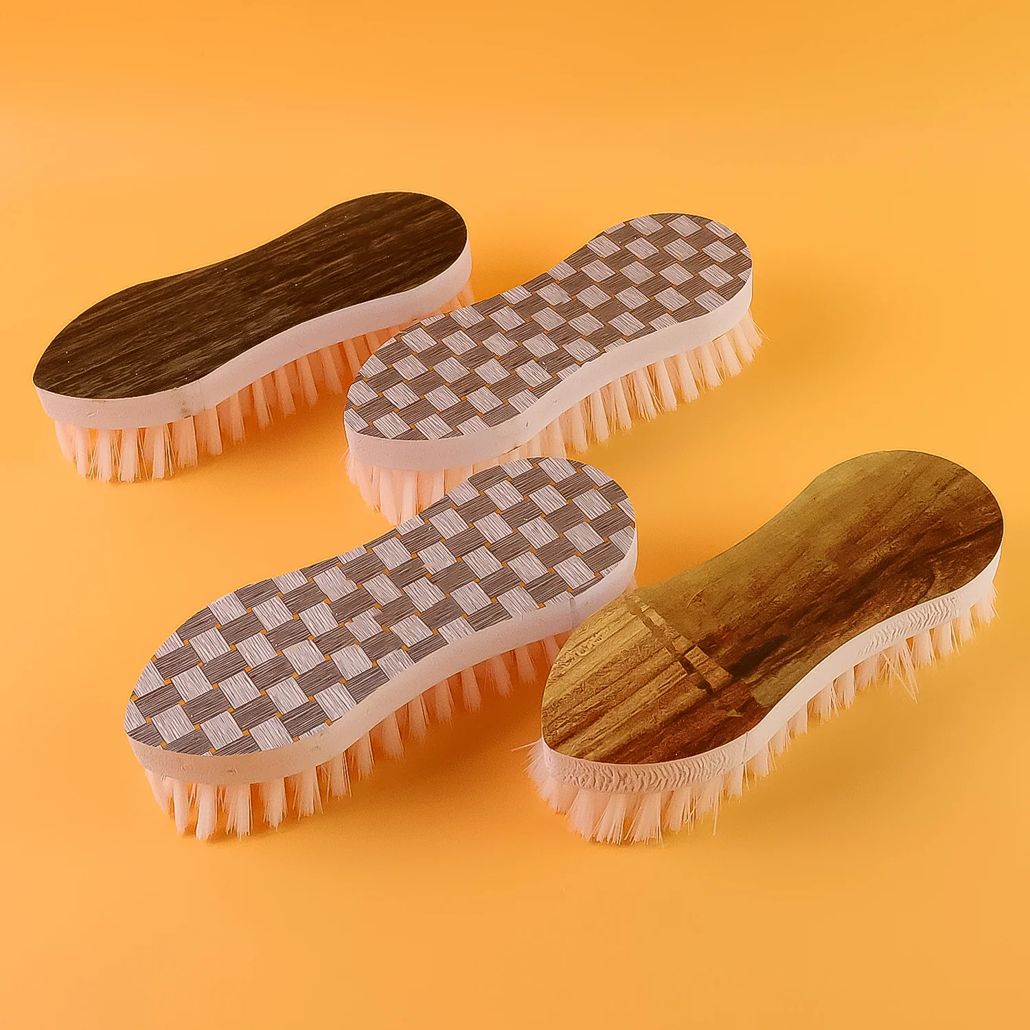 VeePee Ergonomic Curved Laundry Brush Set (4 Pc) - Image 6