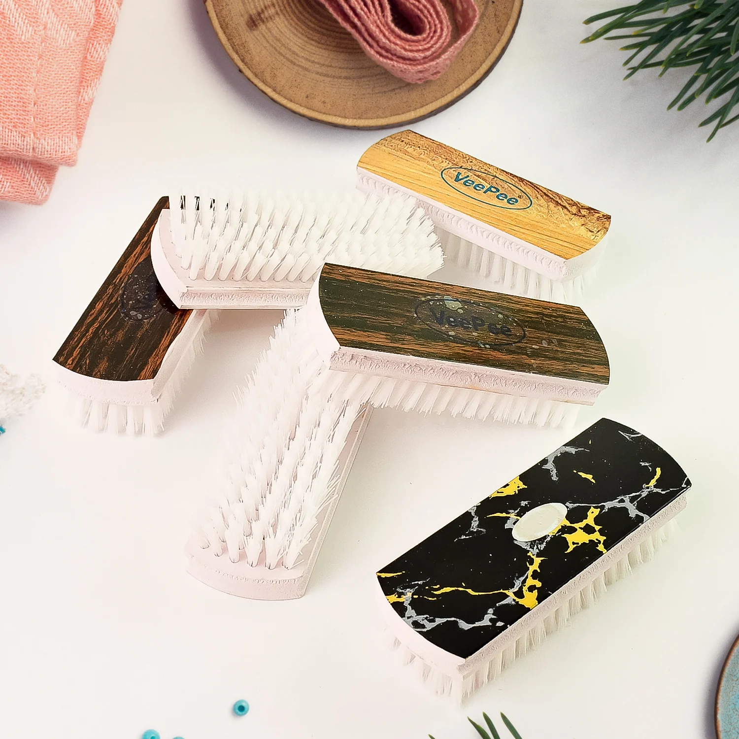 VeePee Heavy-Duty Cloth Washing Brush Set 6 Pcs - Image 4