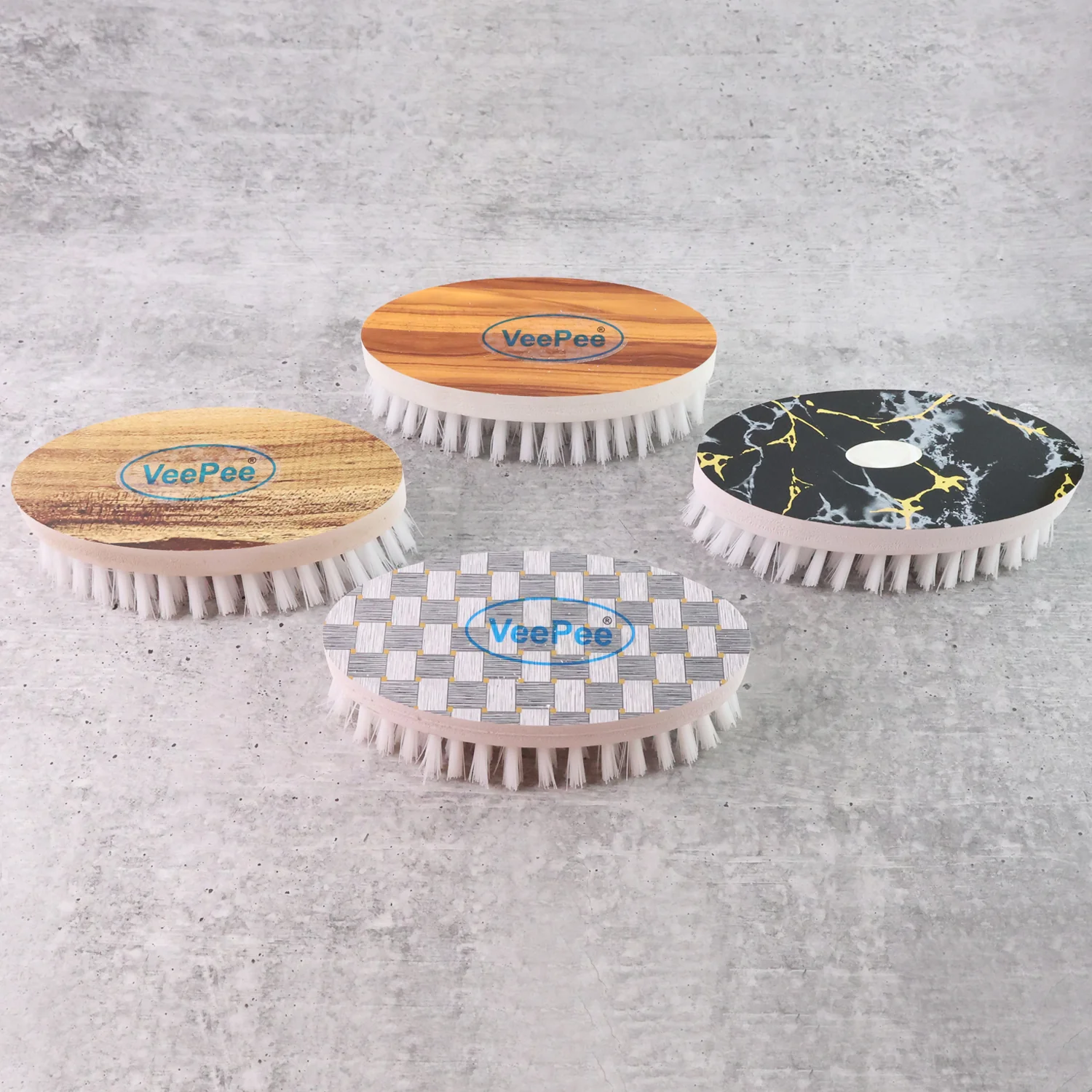 VeePee Oval Cloth Washing Brush Set (4 Pc) - Image 5