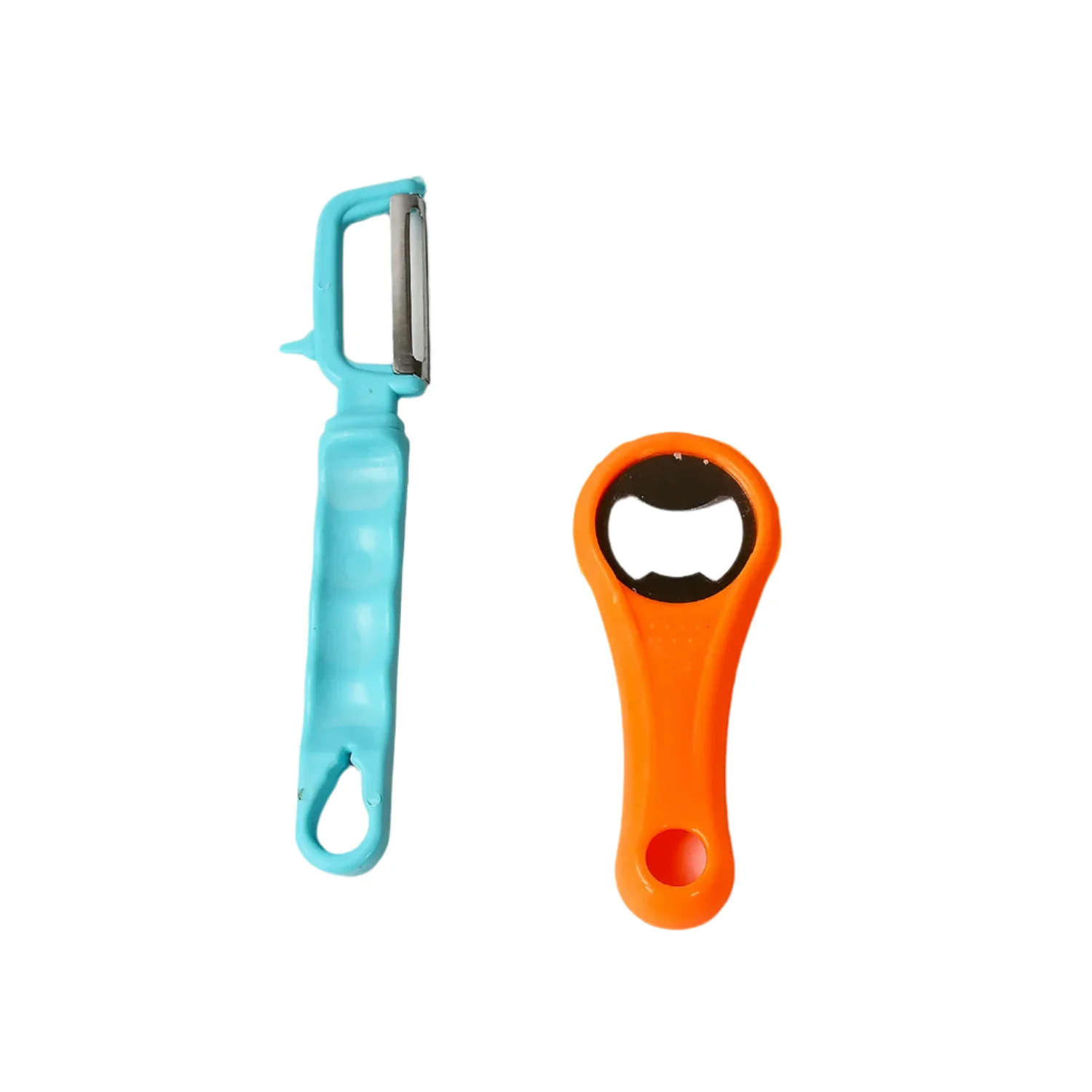 Vegetable Fruit Peelers Slicer & Bottle Opener, Kitchen Peeler For Veggie Fruit Potato Carrot, Bottle Opener With Plastic Handle Bottle Openers Wine Bottle Opener Cold Drink Bottle Opener (2Pc) - Image 4