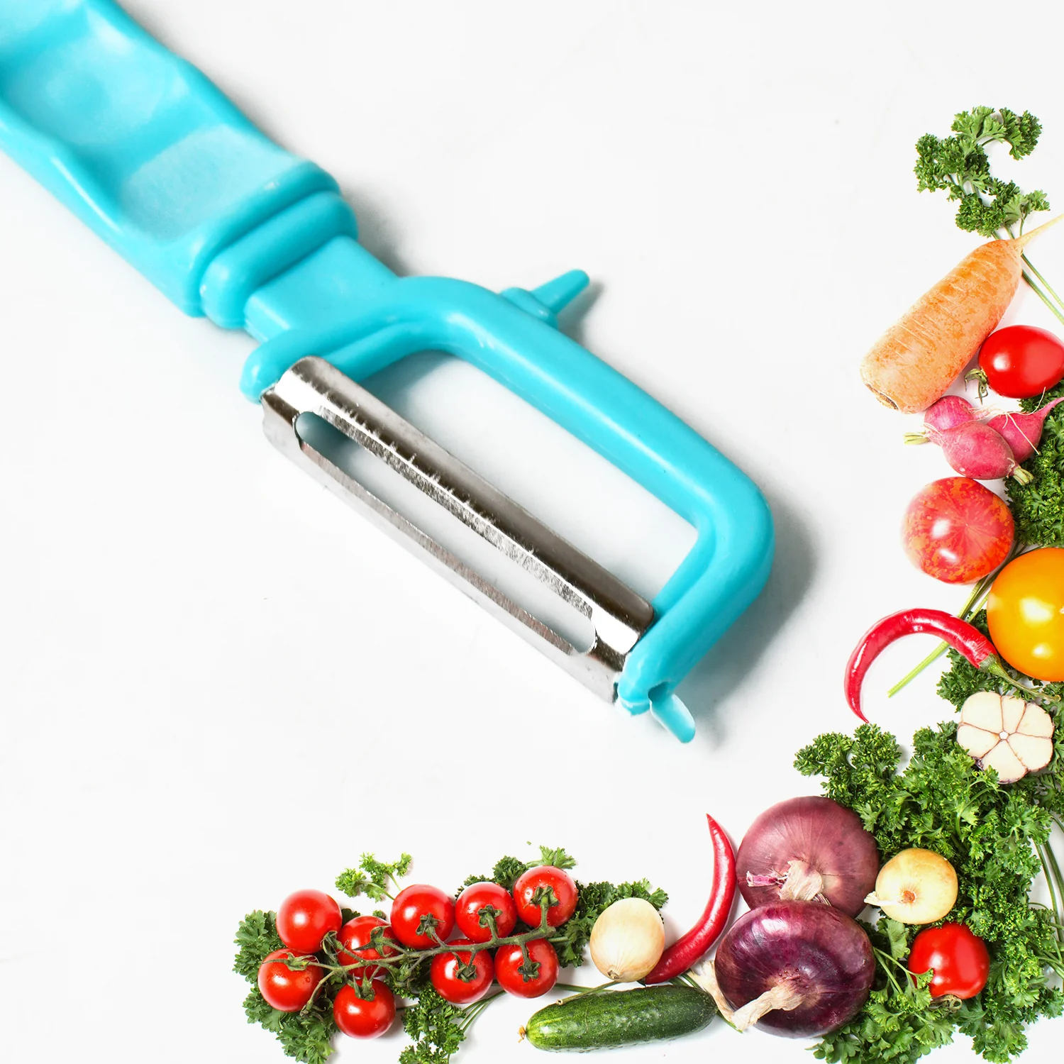 Vegetable Fruit Peelers Slicer & Bottle Opener, Kitchen Peeler For Veggie Fruit Potato Carrot, Bottle Opener With Plastic Handle Bottle Openers Wine Bottle Opener Cold Drink Bottle Opener (2Pc) - Image 7