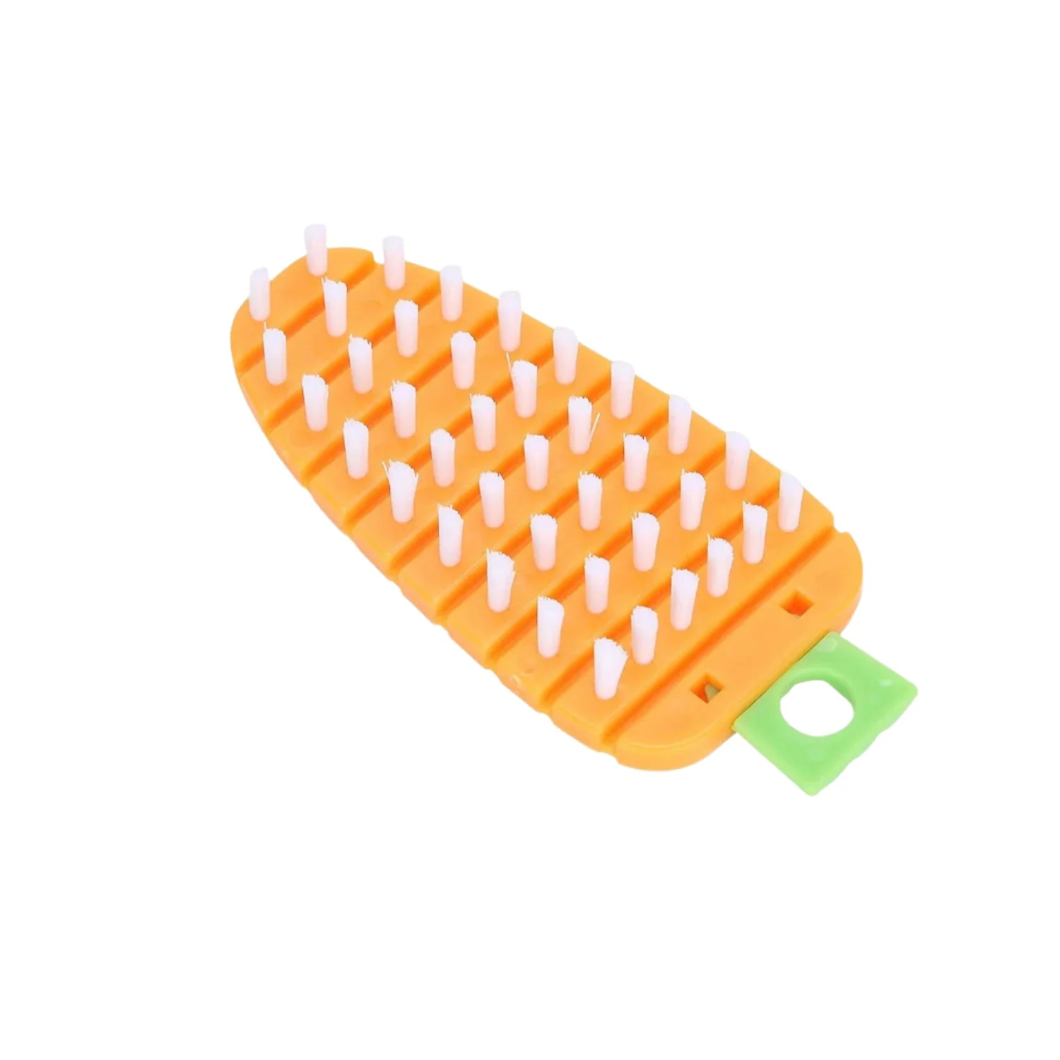 Carrot-Shaped Non-Toxic Vegetable Scrubbing Brush for Fruits & Veggies - Image 5
