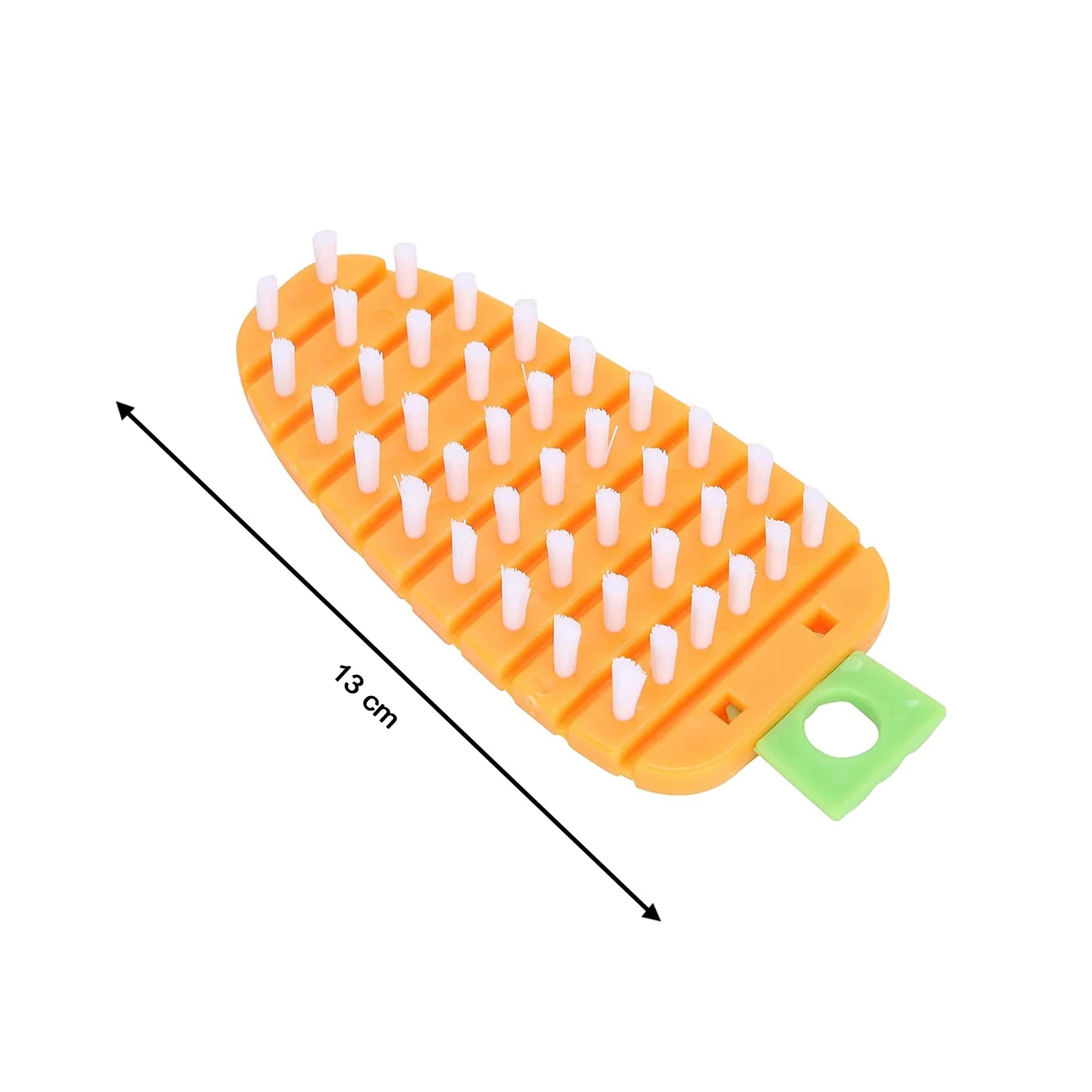 Carrot-Shaped Non-Toxic Vegetable Scrubbing Brush for Fruits & Veggies - Image 7