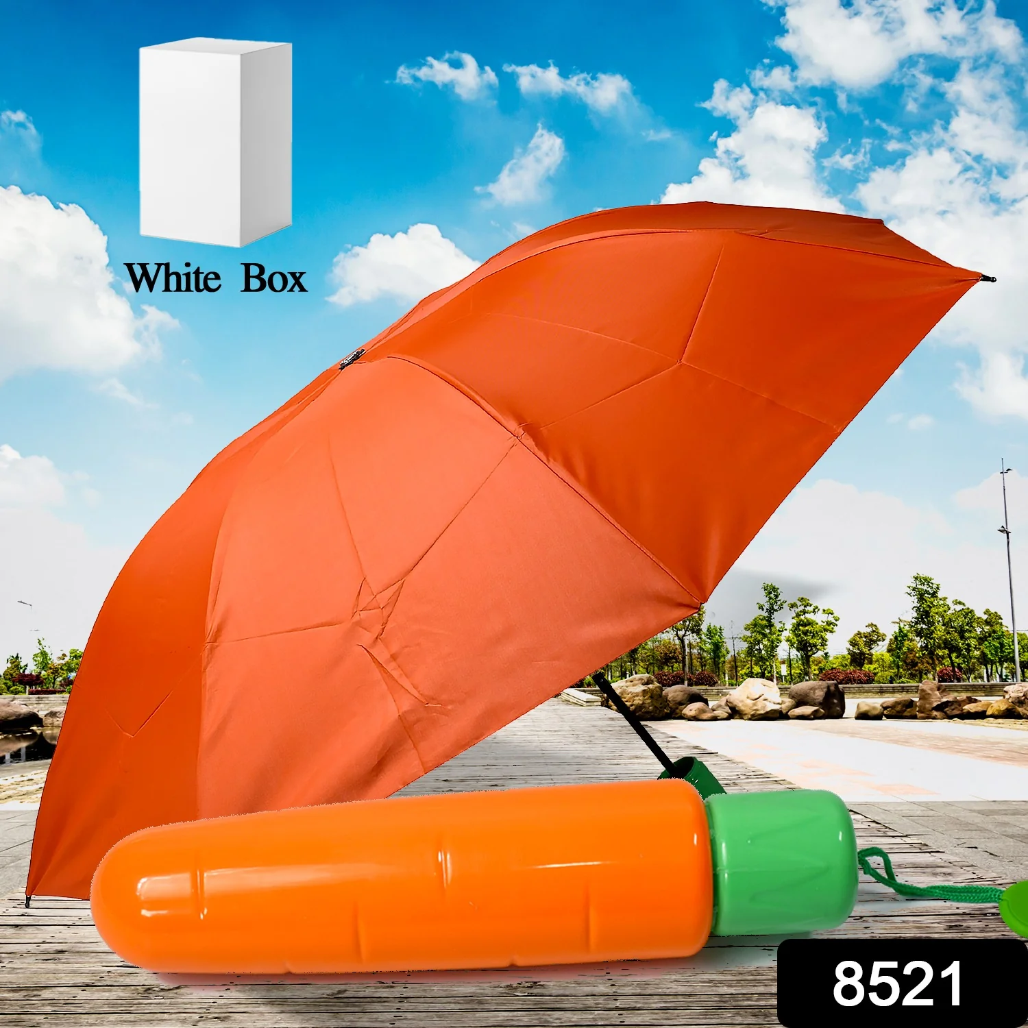 Vegetable shaped Folding Umbrella (1 Pc) - Image 2