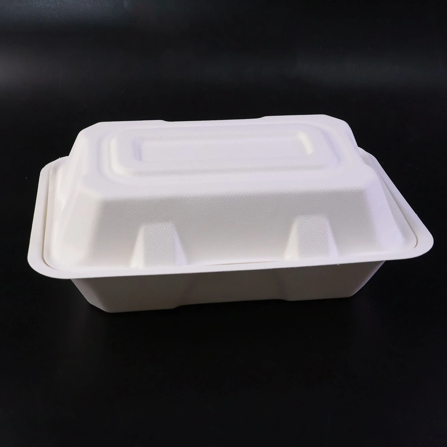 Vegnar Premium Bagasse Clamshell Food Box (10 Pc, 9x6 Inch) - Image 7