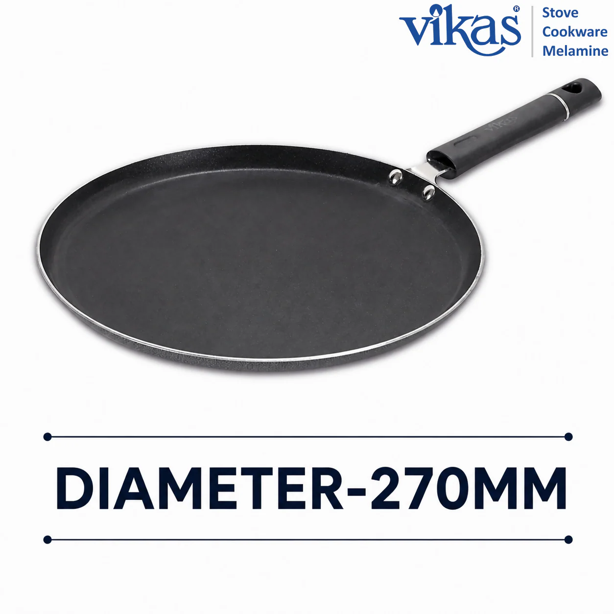 Vikas Dosa Tawa for Perfect Crispy Dosas, Parathas, and More Ideal for Healthy Cooking - Image 2