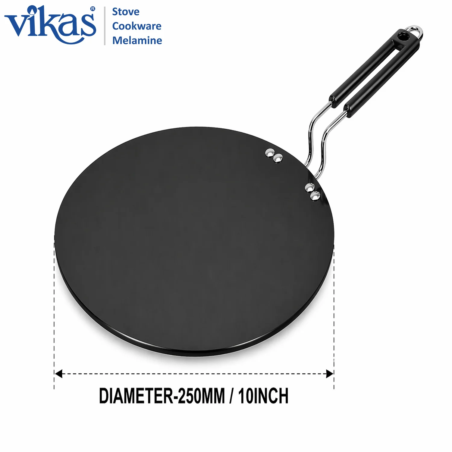 Vikas Hard Anodized Roti Tawa Heavy Duty Flat Tawa for Daily Cooking - Image 5