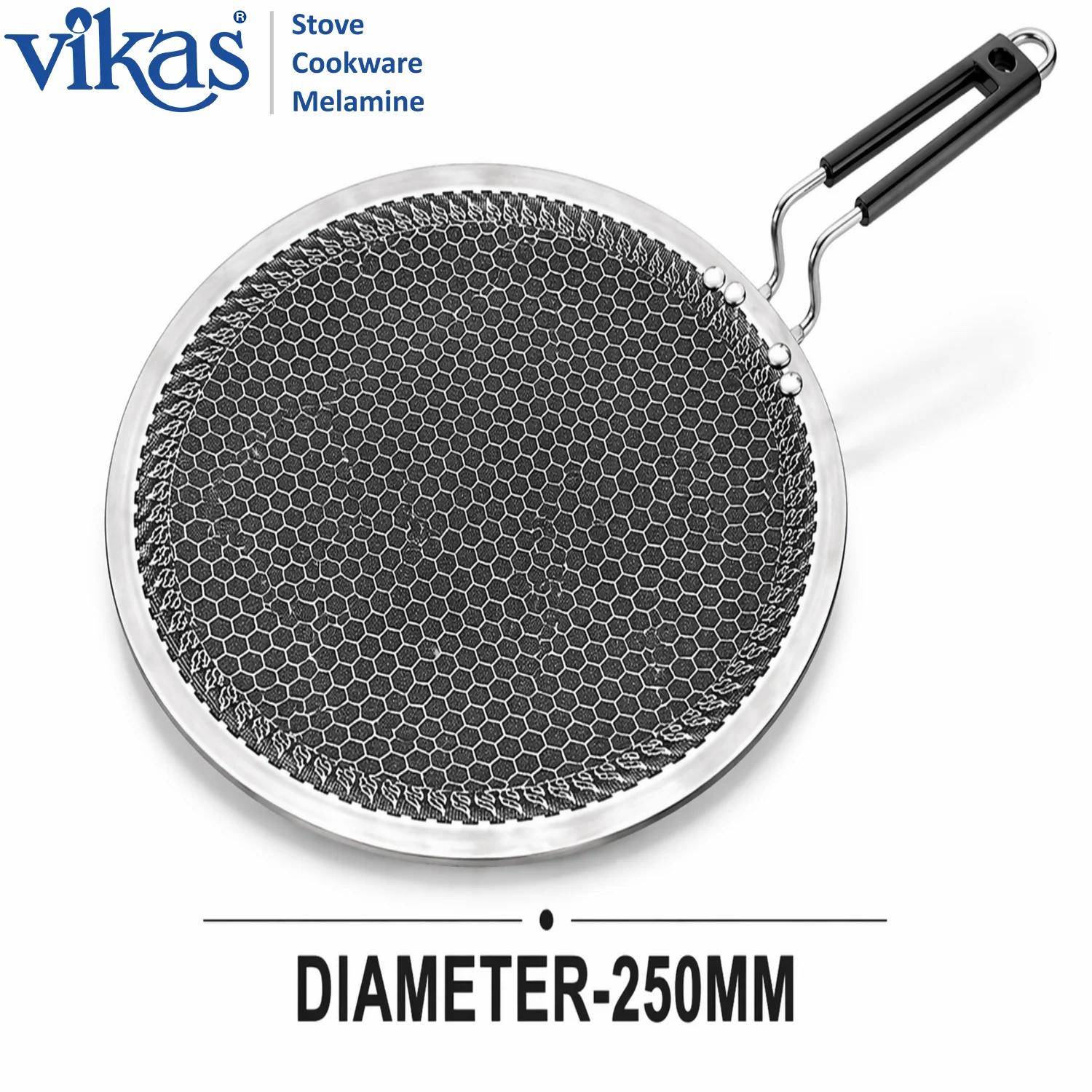 Vikas Honeycomb Roti Tawa Triply Cooking Tawa with Heat Resistant Handle - Image 5