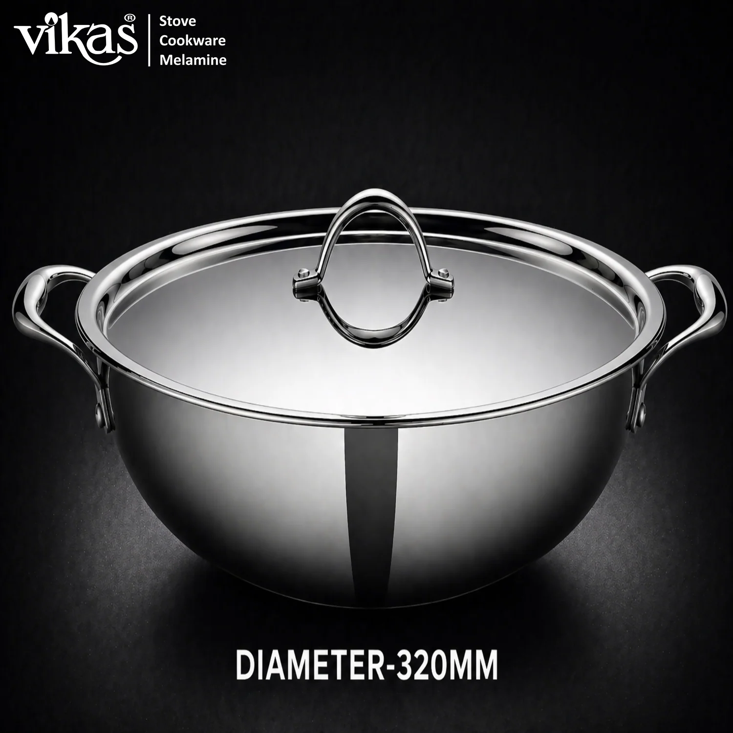 Vikas Triply Kadai with Lid Heavy Duty Cooking Kadai - Image 9