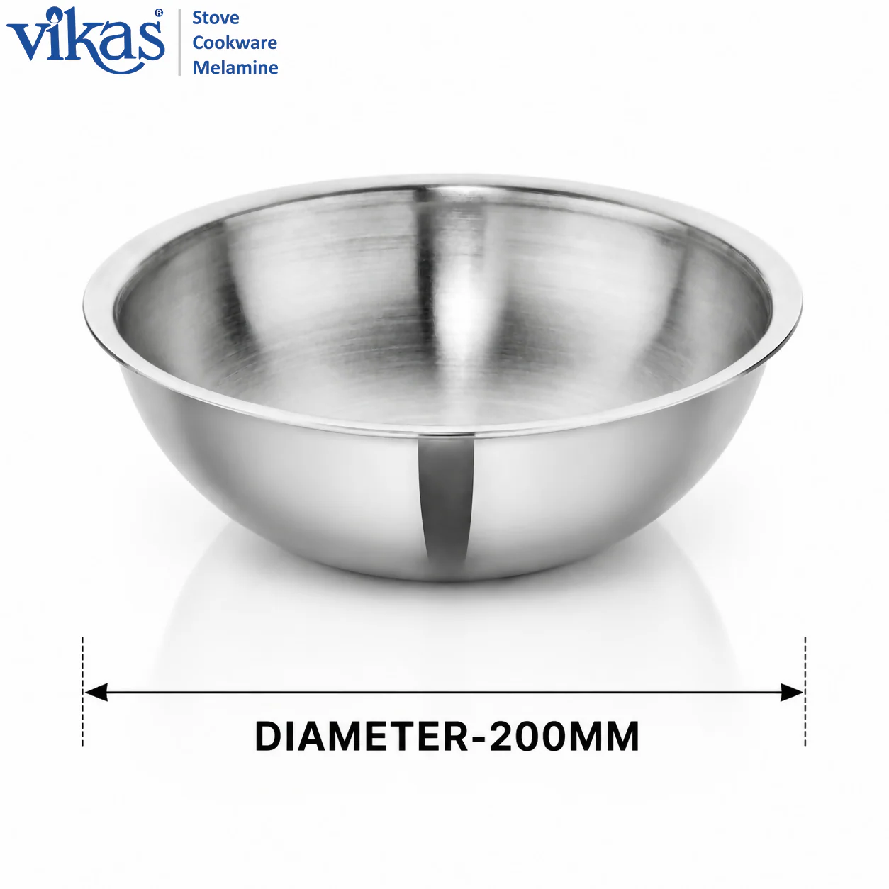 Vikas Tasla Triply Bowl with - Durable & Easy to Clean - Image 2