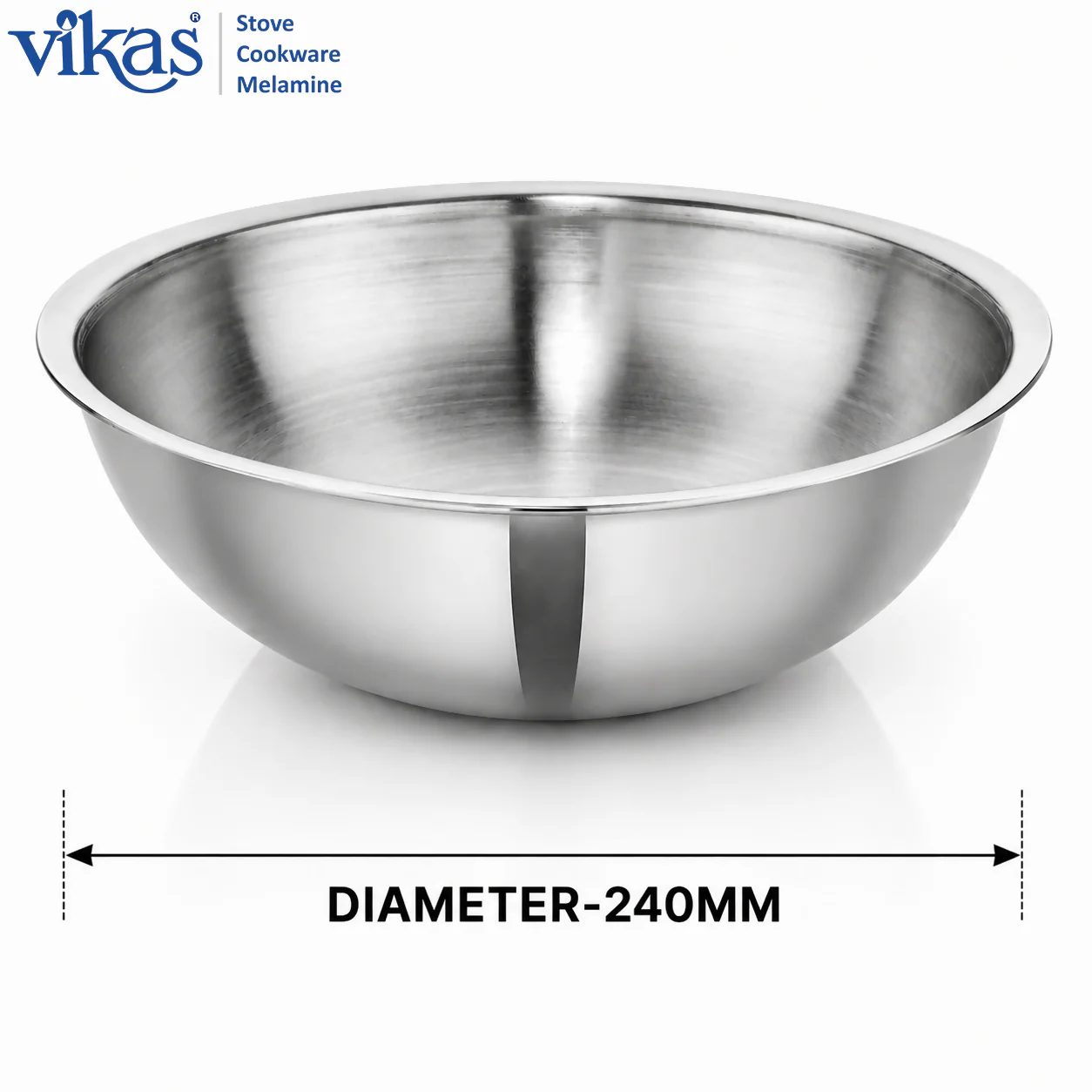 Vikas Tasla Triply Bowl with - Durable & Easy to Clean - Image 4