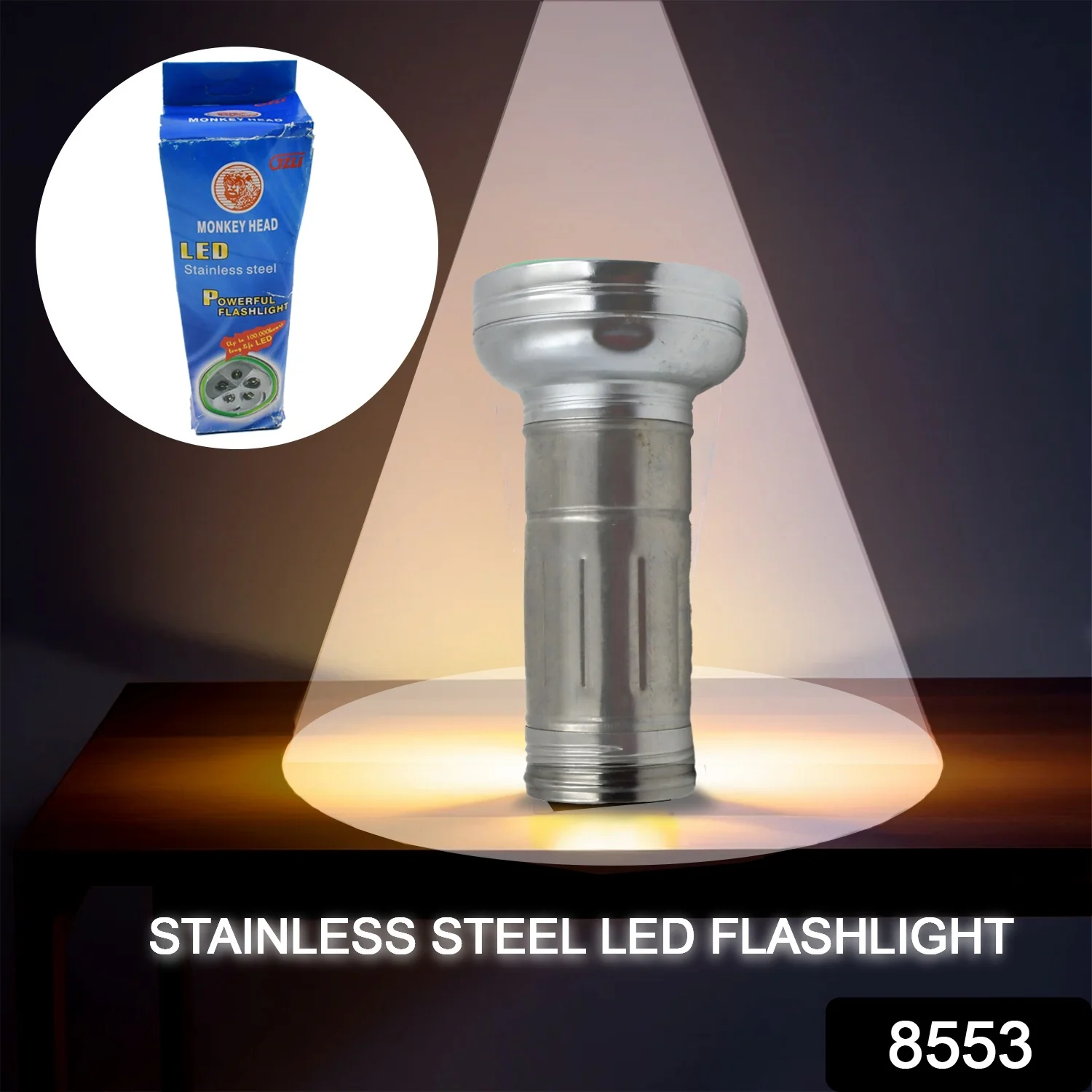 Nostalgic Portable Flashlight – Simple Iron Outdoor Old-Fashioned Torch Light - Image 2