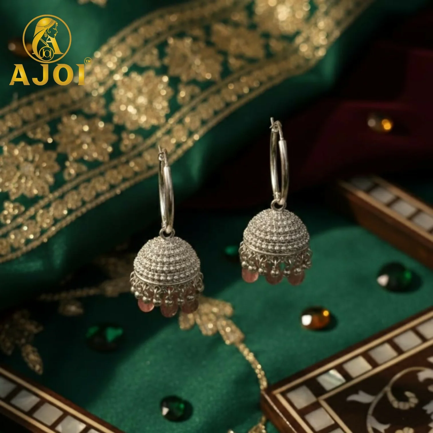 Vintage Silver with Ruby Drops - Image 3
