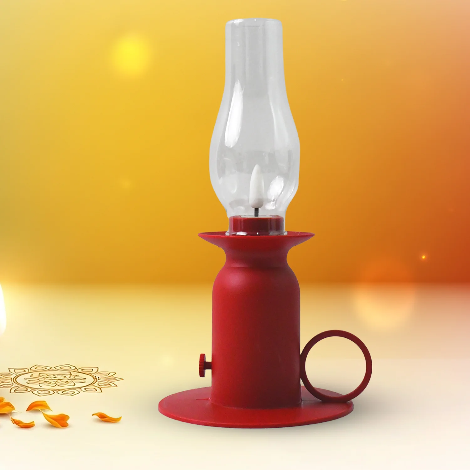Vintage Style Plastic Candle Light LED Lamp (1 Pc) - Image 3