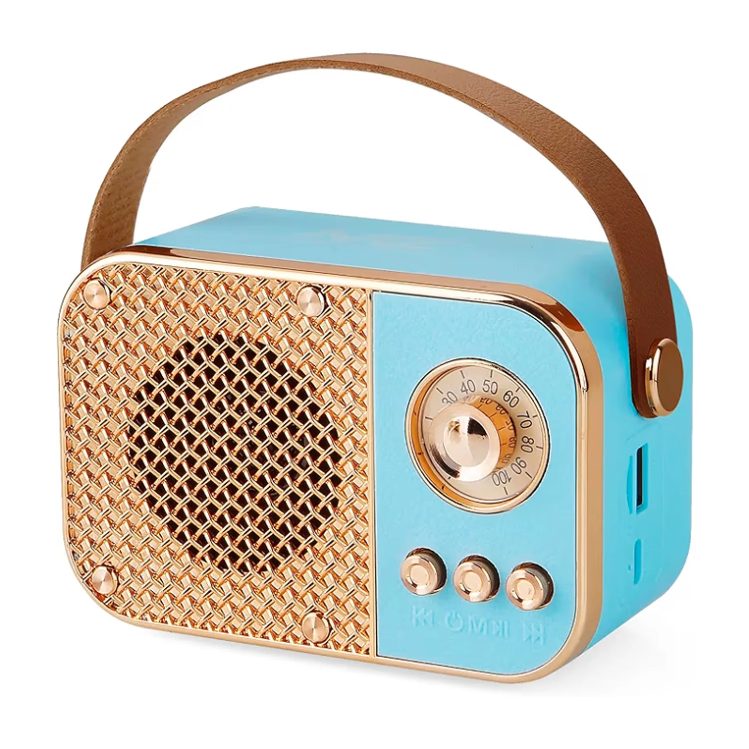 Vintage Style Wireless Portable Speaker with Retro Radio (1 Pc) - Image 5