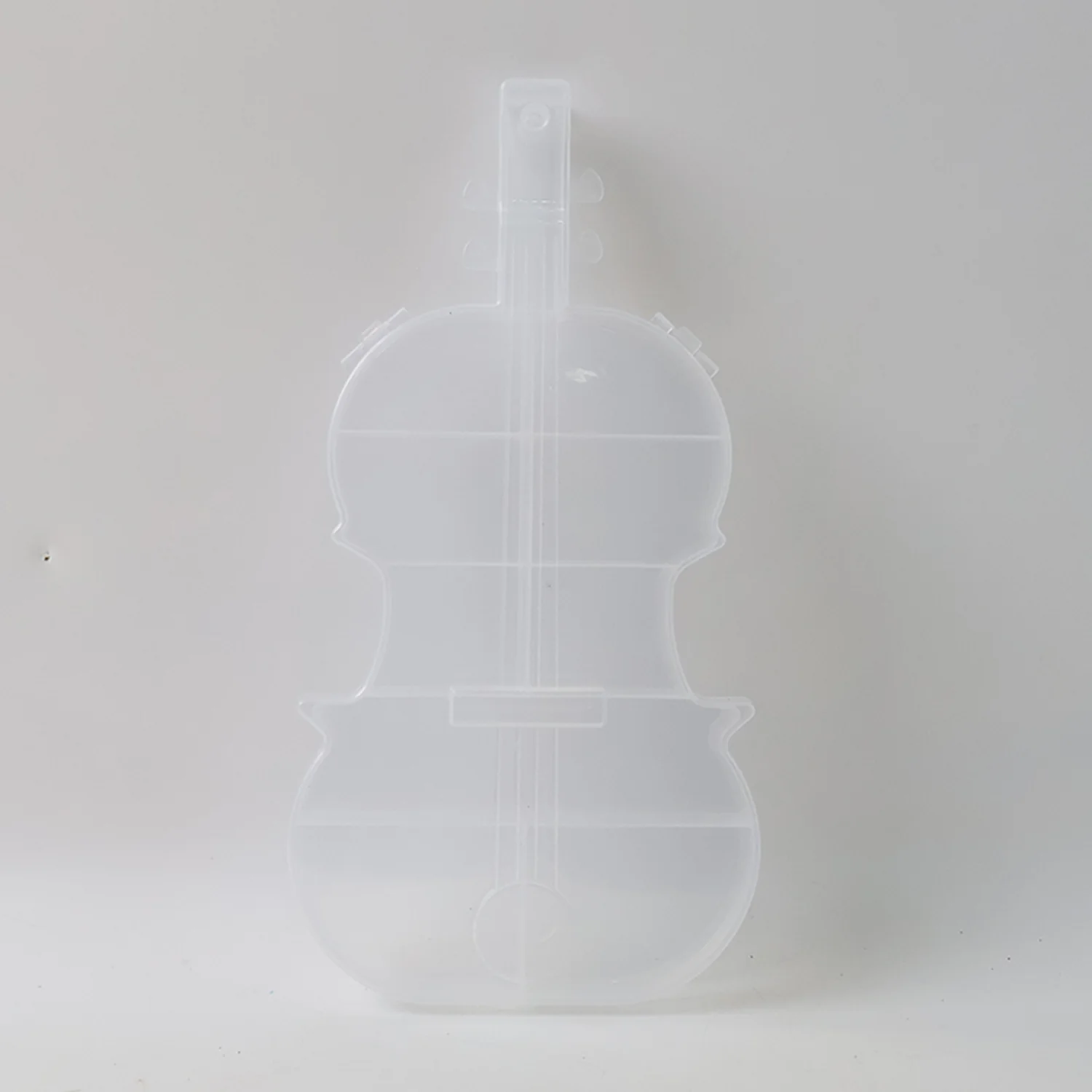 Violin Shape Plastic Storage Box (1 Pc) - Image 5