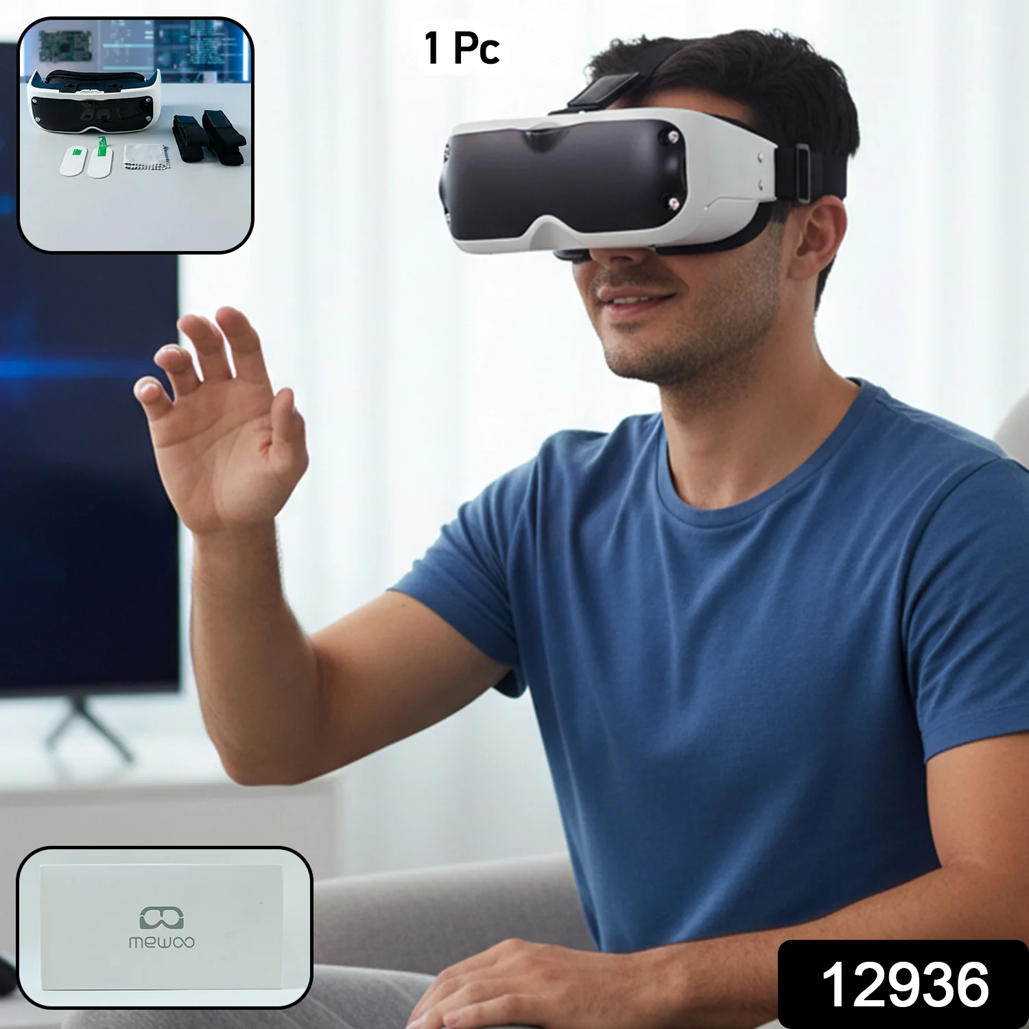 Virtual Reality VR Headset for iPhone 6s Smartphone 3D VR Glasses (1 Pc) - Image 2