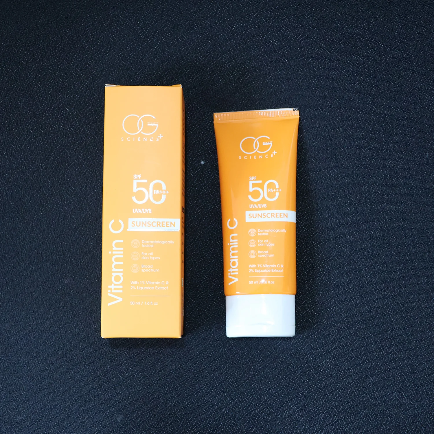 OG Beauty Vitamin C Sunscreen SPF 50 PA+++ - (1 Pc / 50Ml) - Image 8