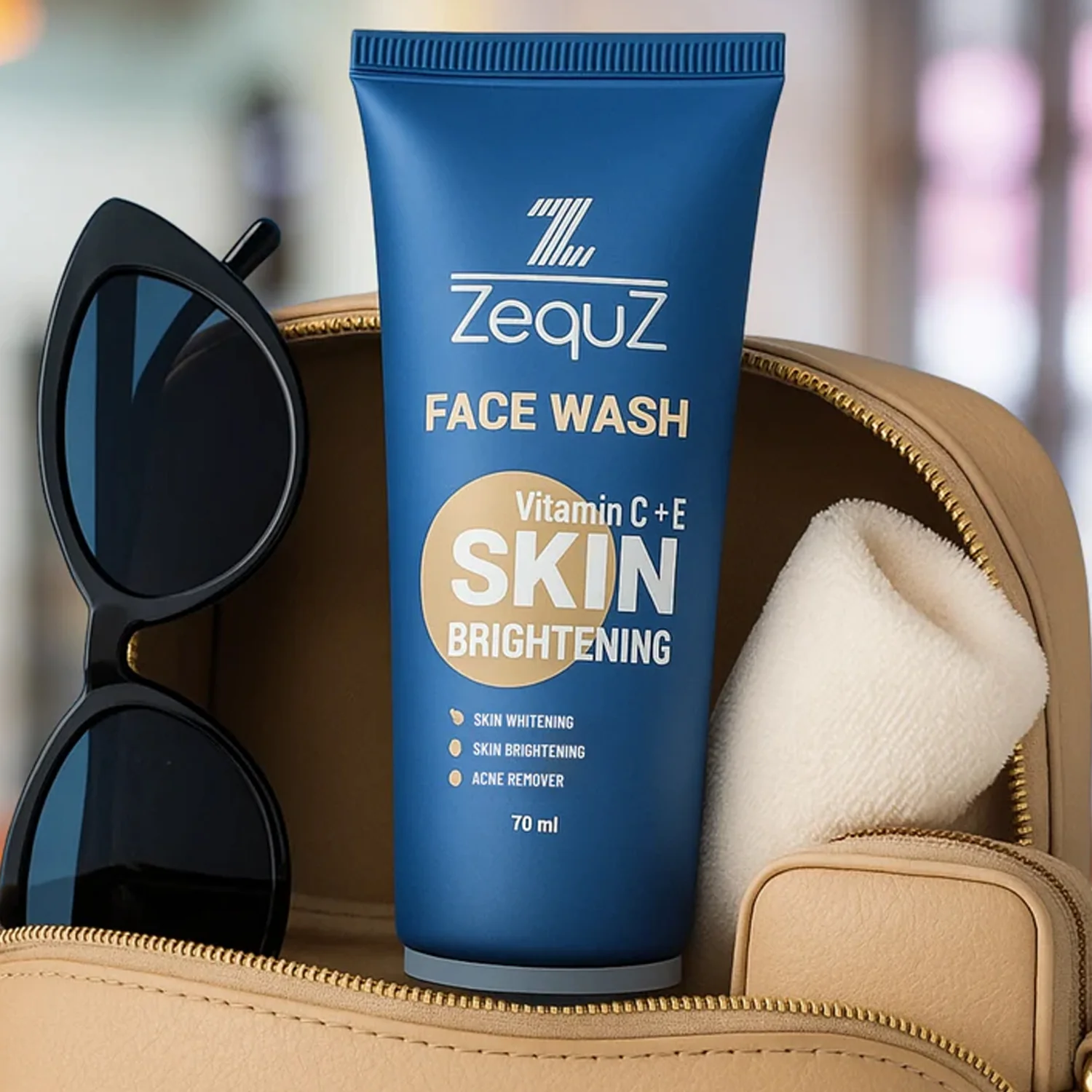 Zequz Vitamin C + E Brightening Face Wash - (1 Pc / 70 ML) - Image 7