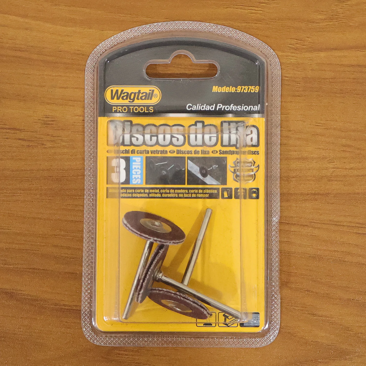 Wagtail Mini Rotary Tool Grinding Wheel Disc Set with Metal Shank (3 Pc Set) - Image 8